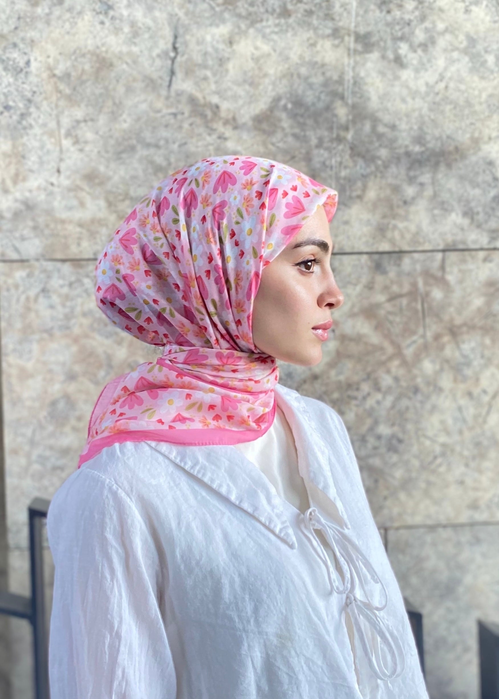 Mom Square Scarf - Dream Flower