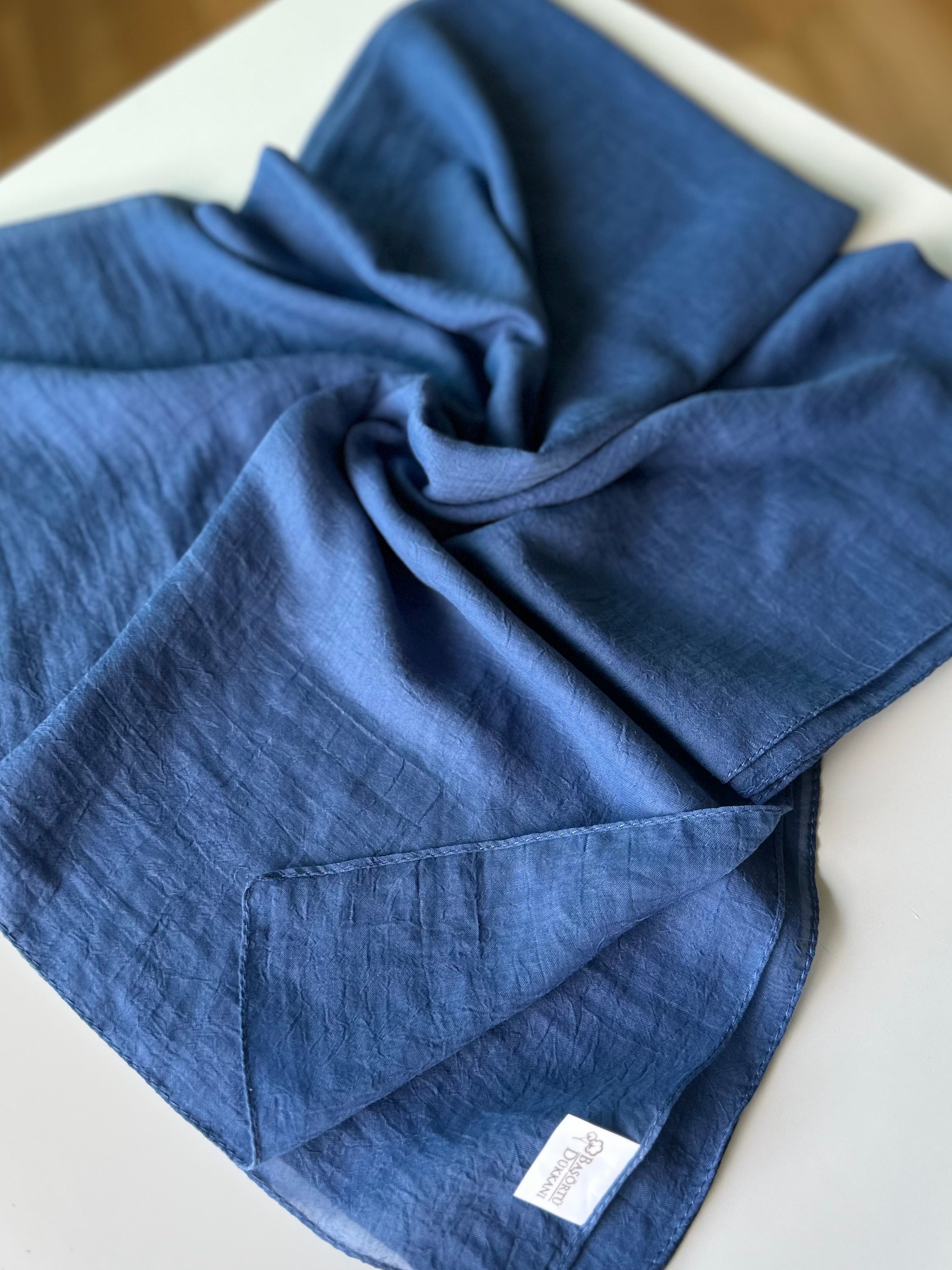 Relax Square Scarf - Indigo