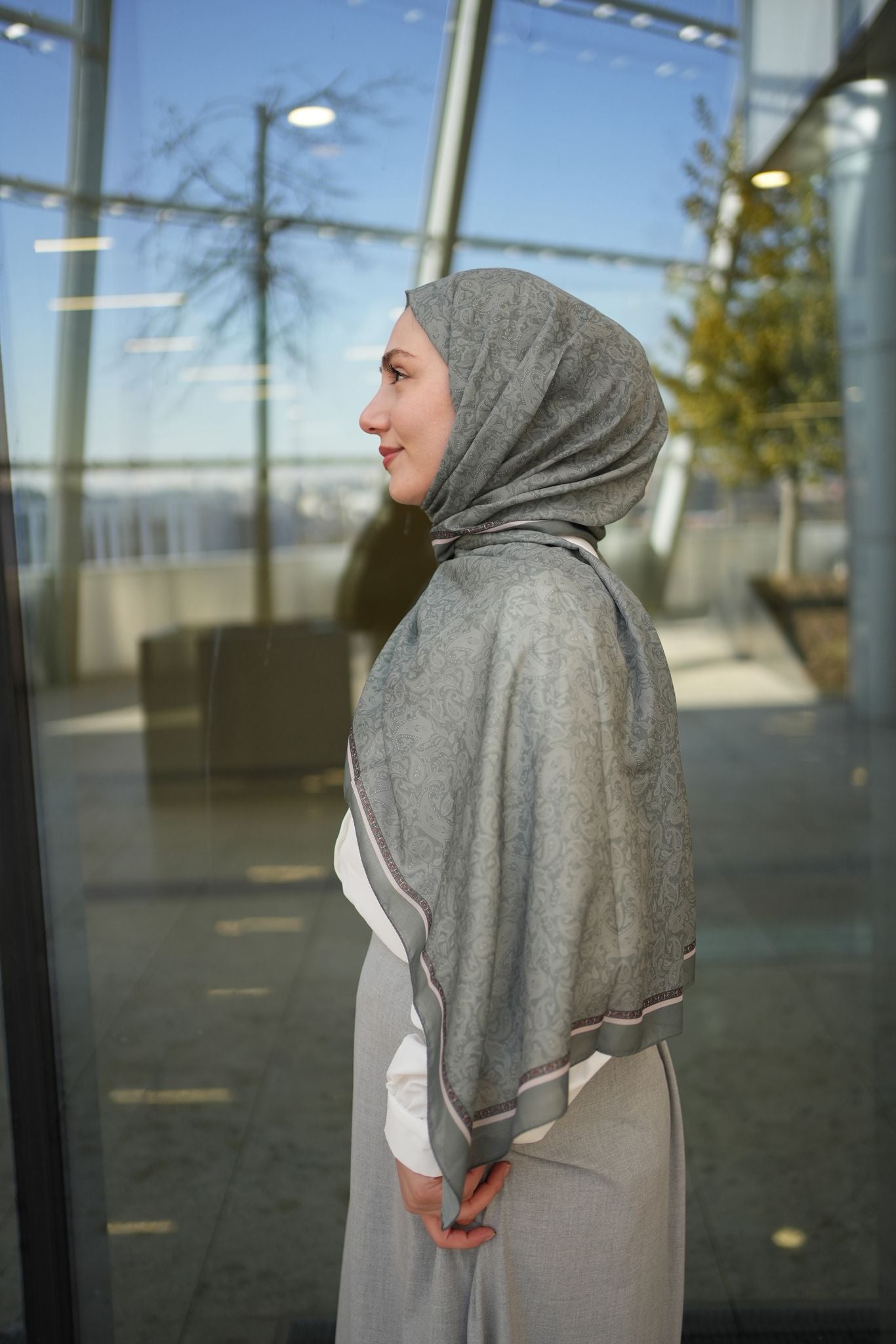 Scheherazade Hijab - Pastel Green