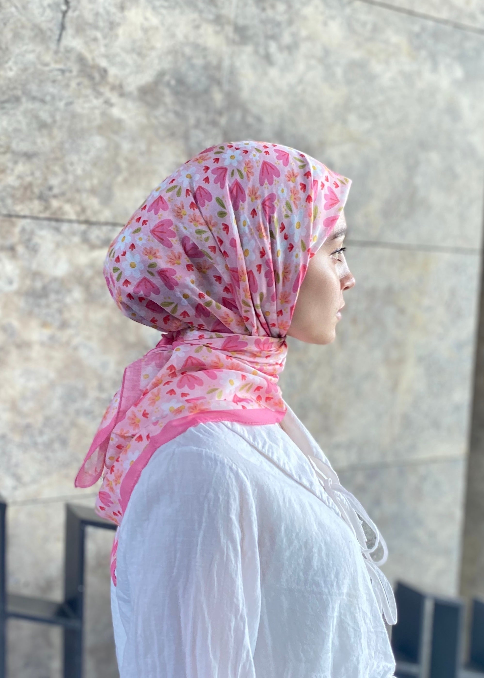 Mom Square Scarf - Dream Flower