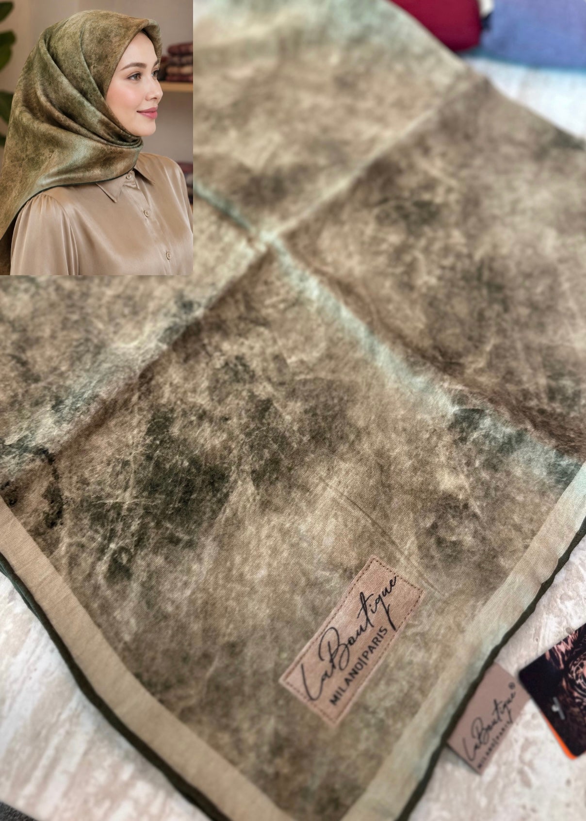 La Boutique Square Scarf - 46