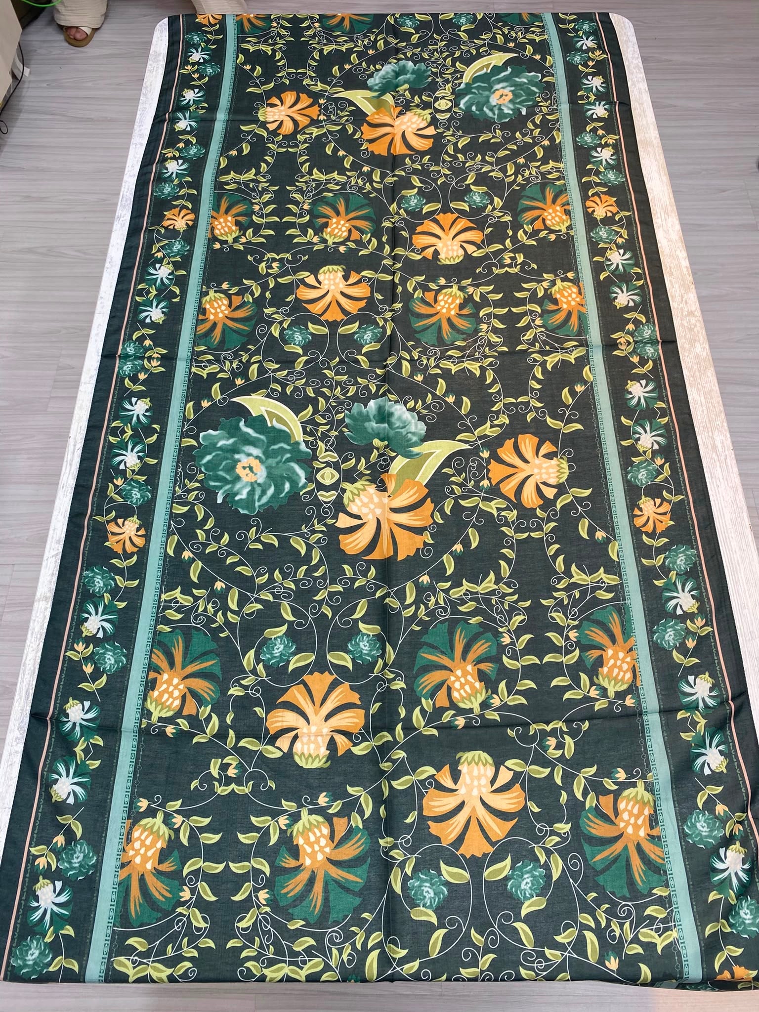 Palace Flower Hijab - Emerald