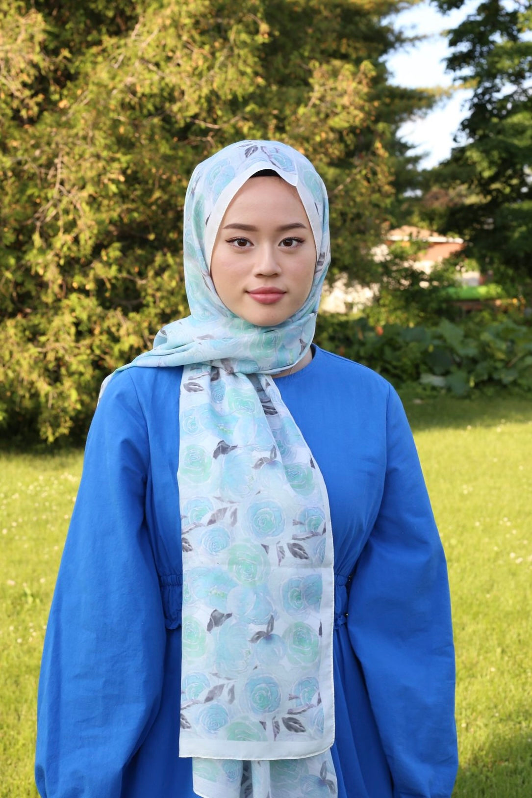 Rose Hijab - Turquoise