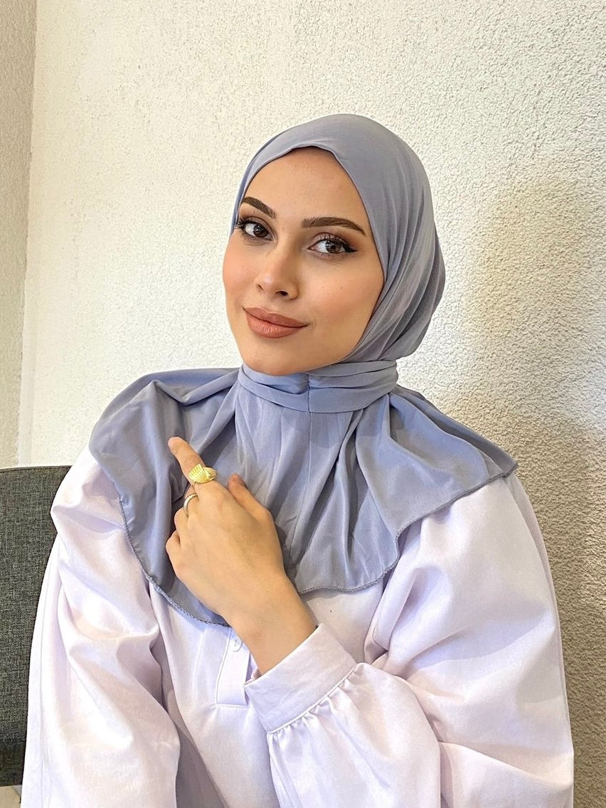 Athletic Hijab - Lilac Gray