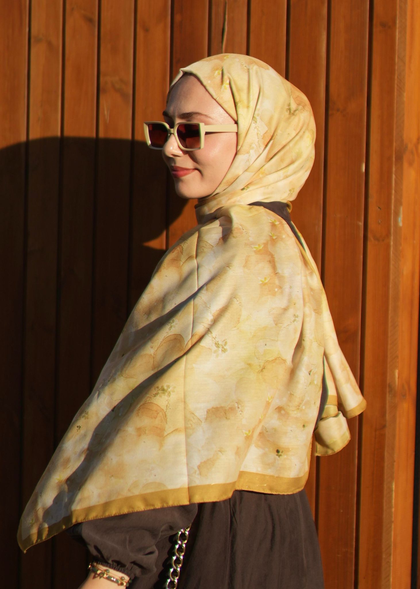 Delora Hijab - Avocado Yellow