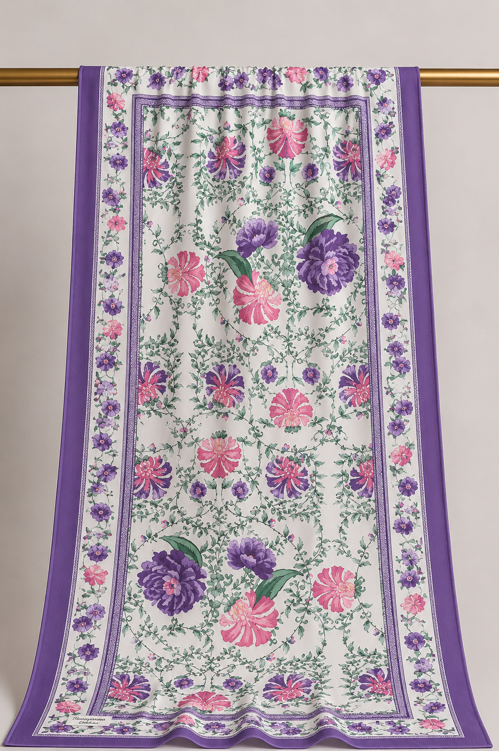 Palace Flower Hijab - Lilac