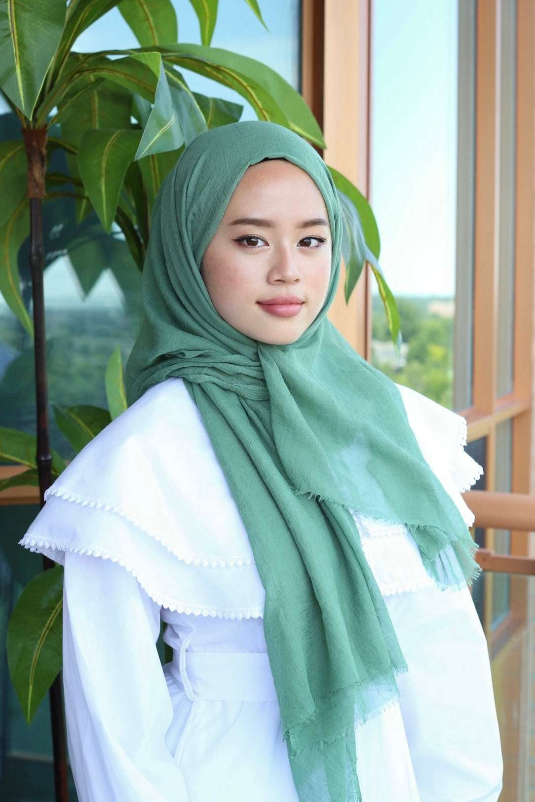 Relax Hijab - Apple Green