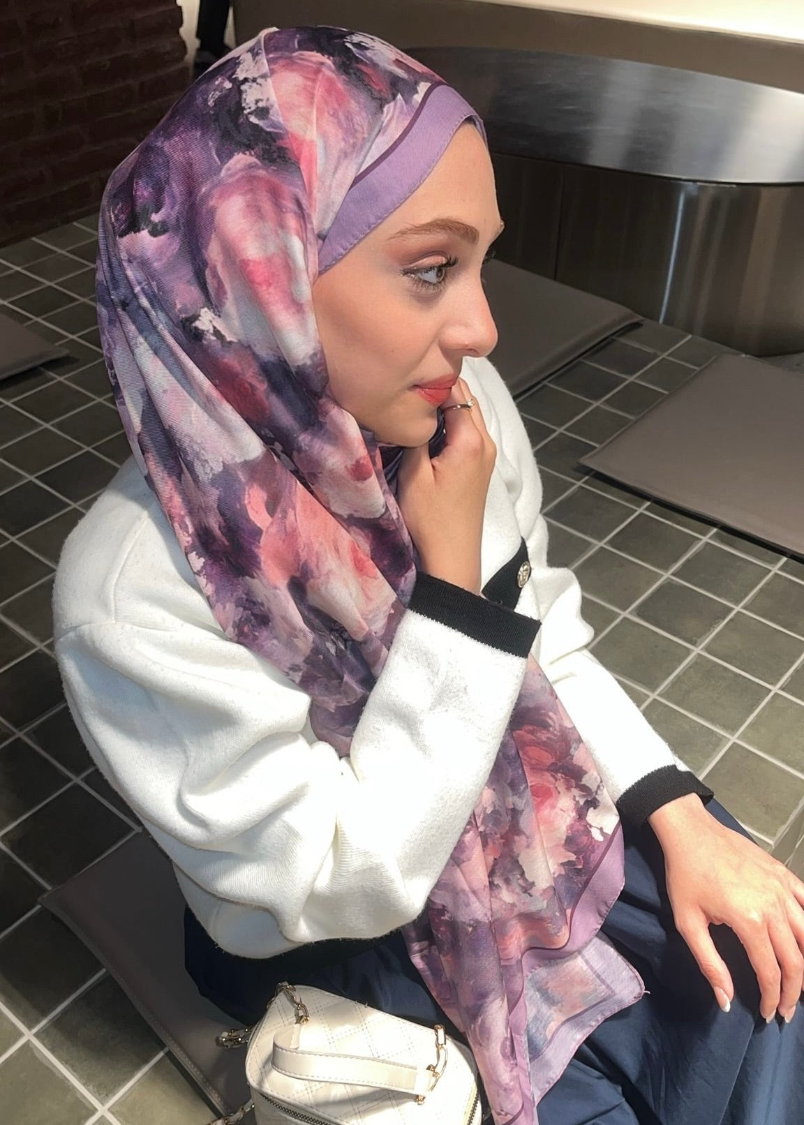Rose Blend Hijab - Lavender
