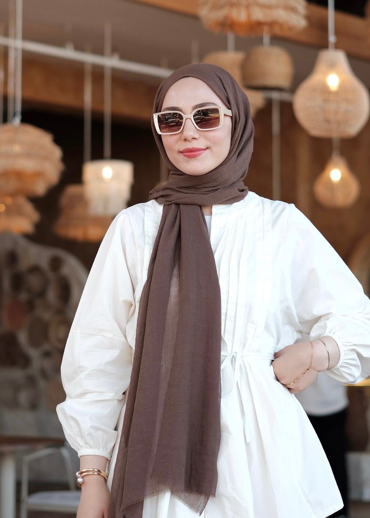 Relax Hijab - Cocoa Brown