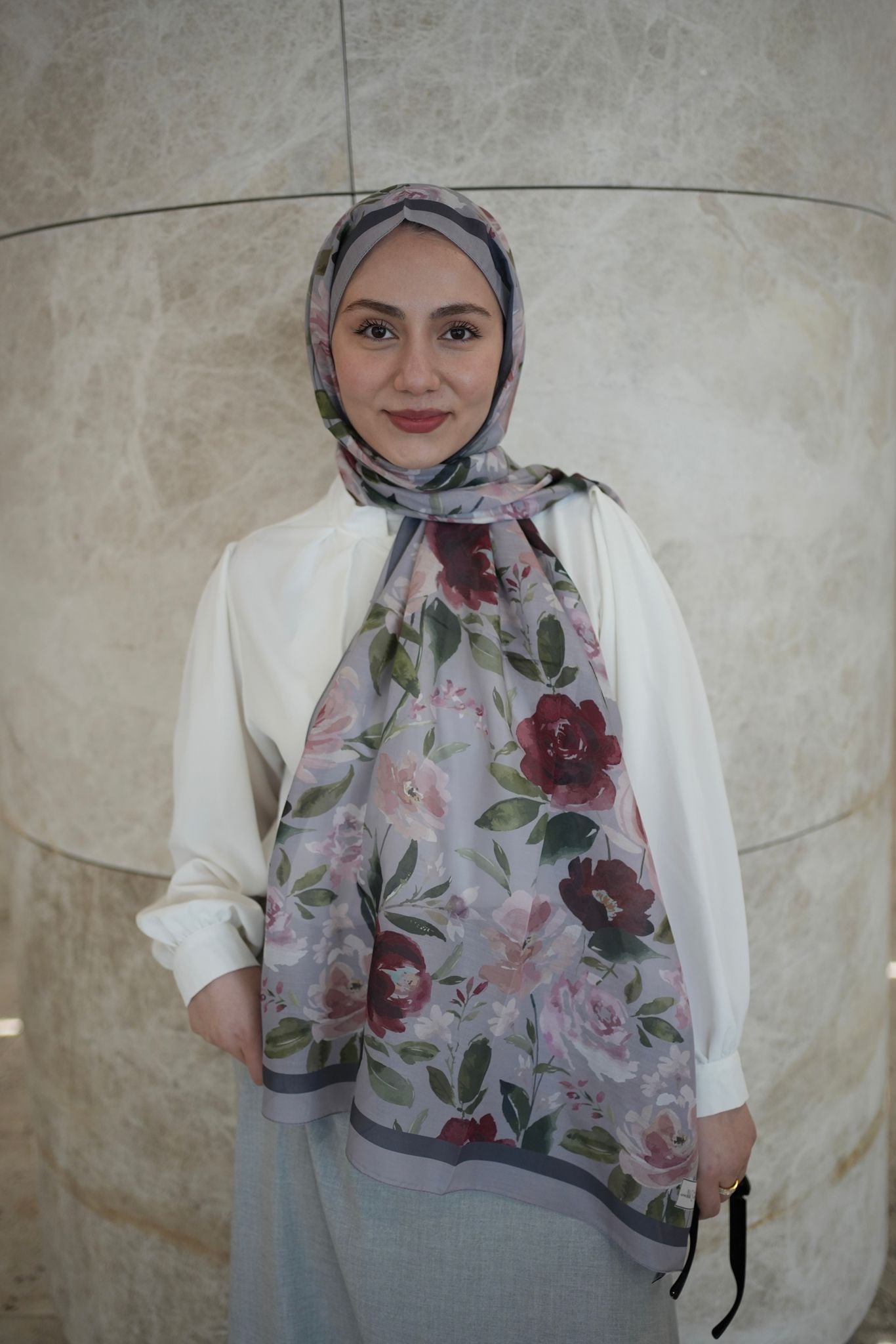 Florya Hijab - Gray