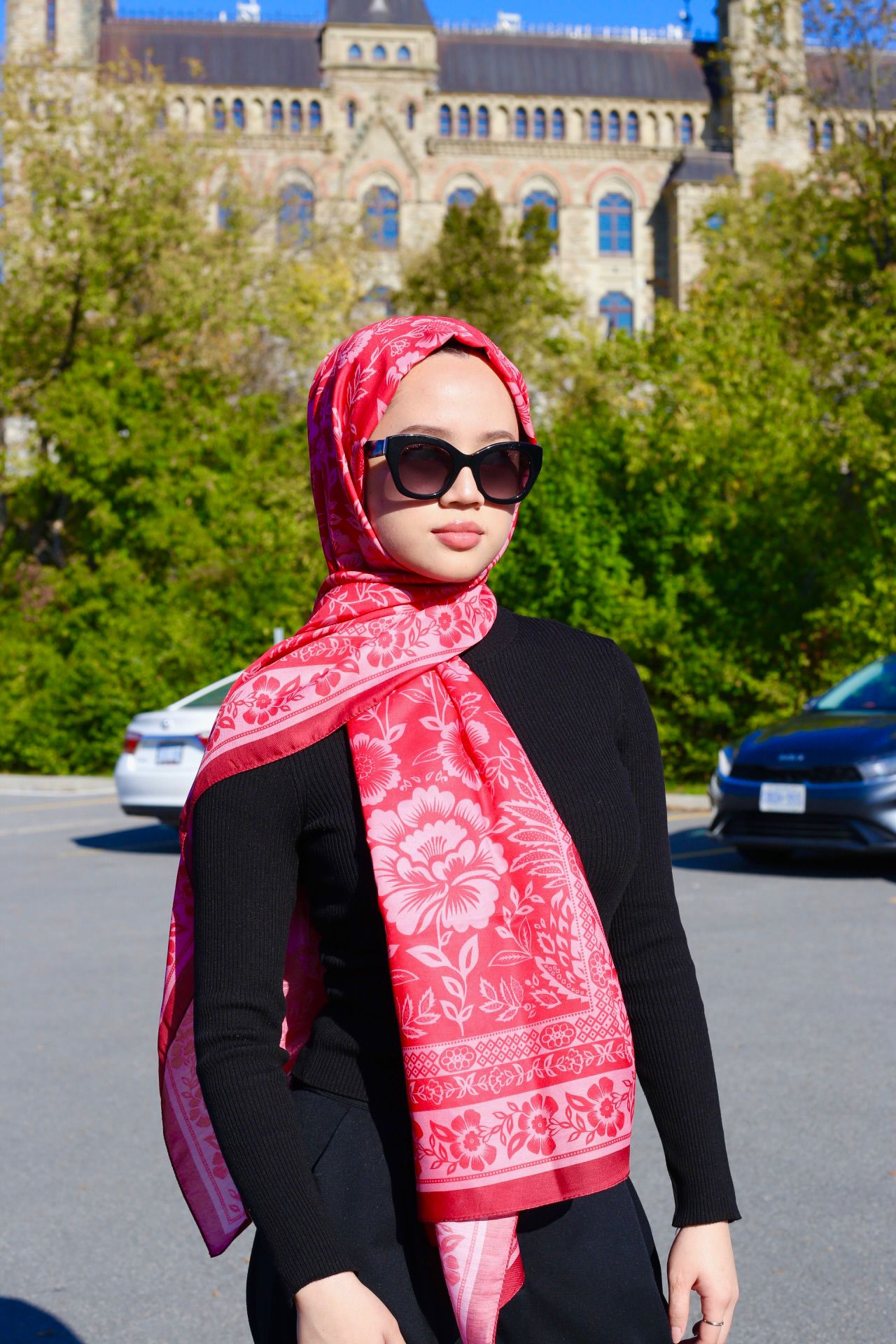 Retro Hijab - Red