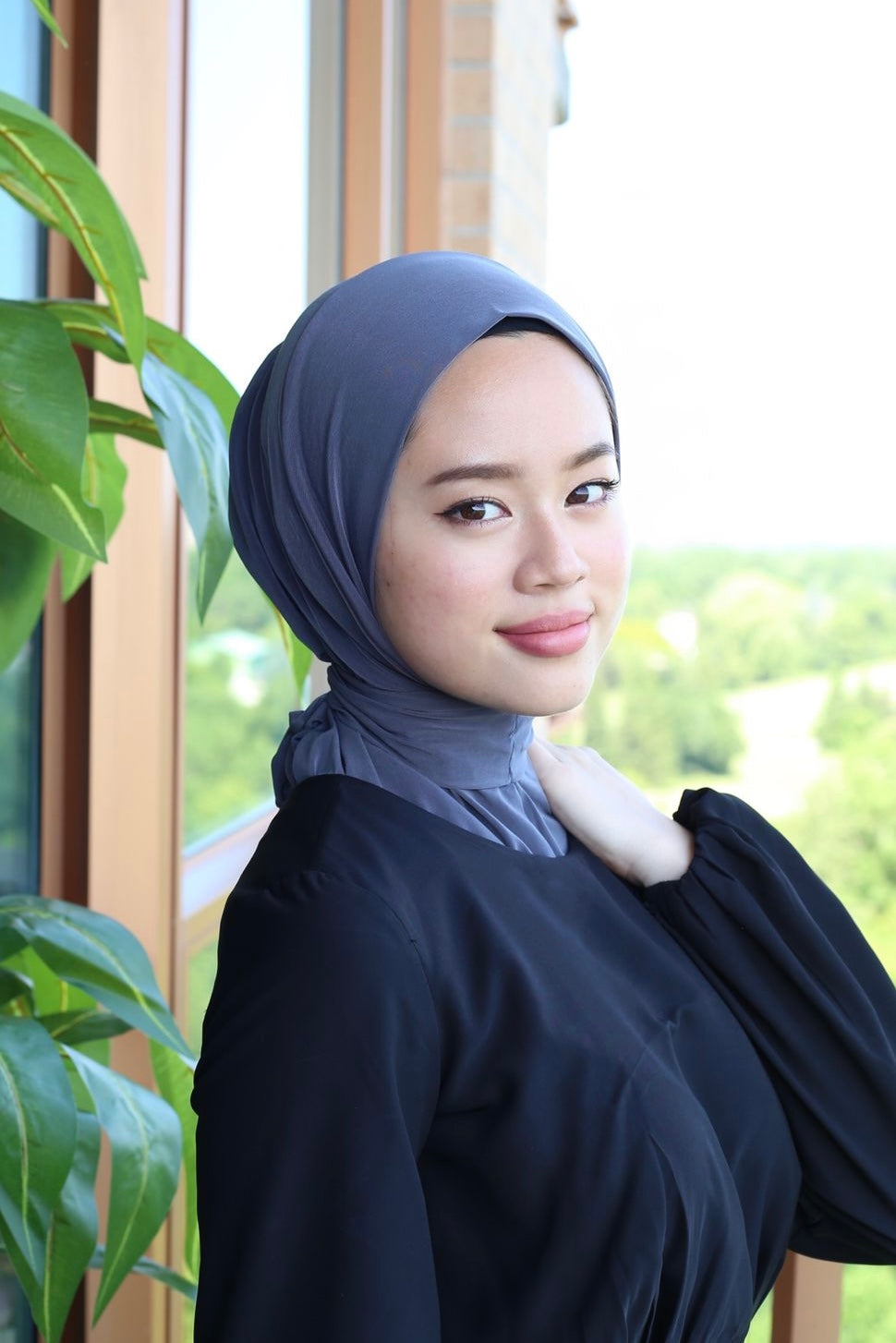 Athletic Hijab - Smoke