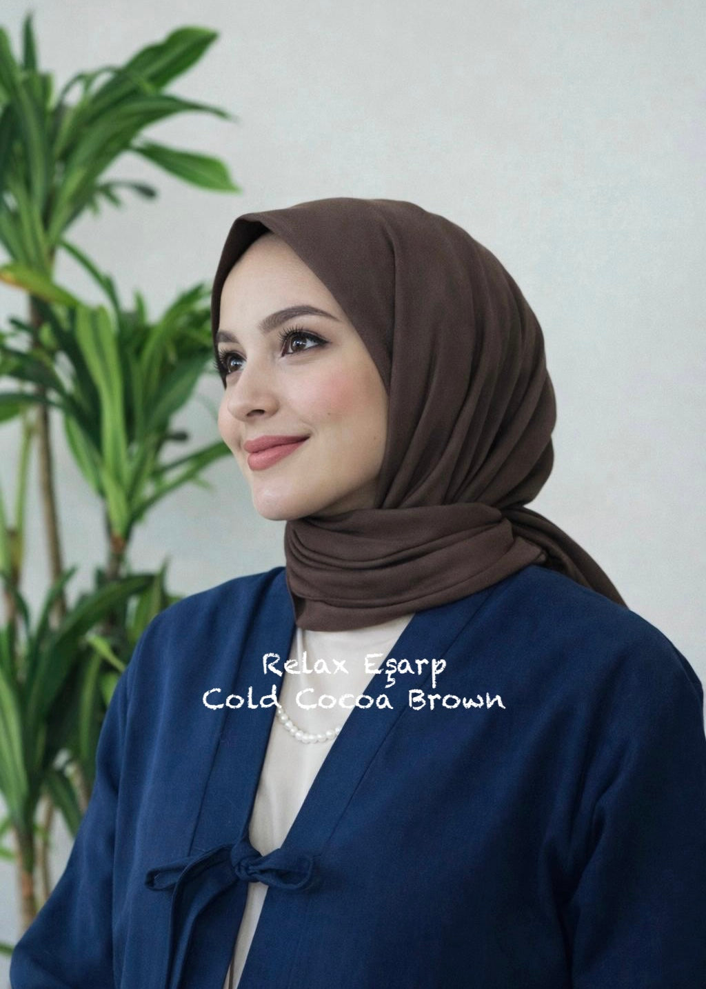 Relax Square Scarf - Cold Cocoa Brown