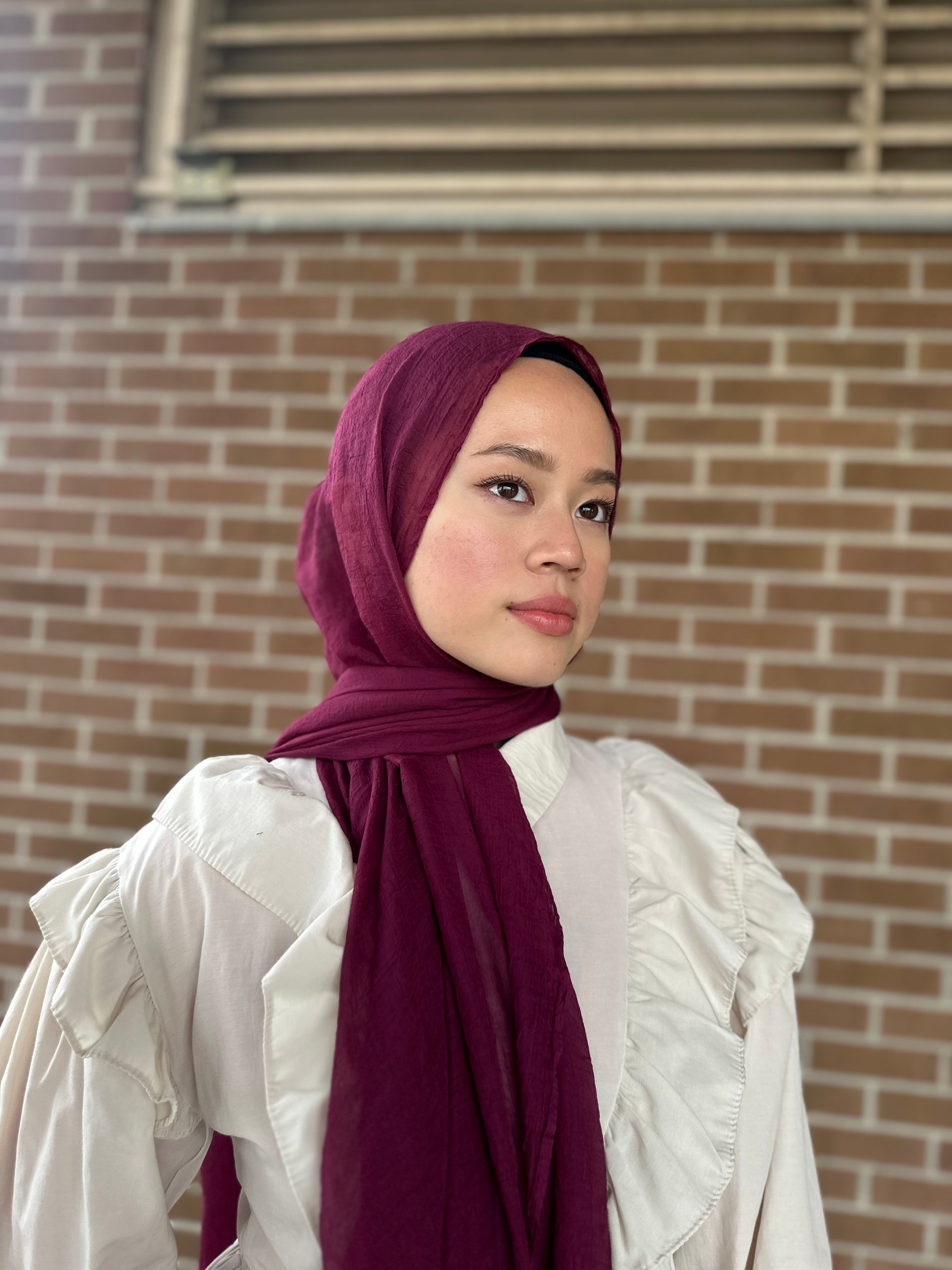 Relax Hijab - Plum Blossom