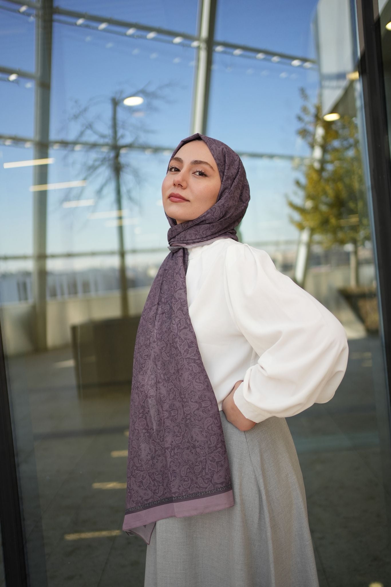 Scheherazade Hijab - Lavender