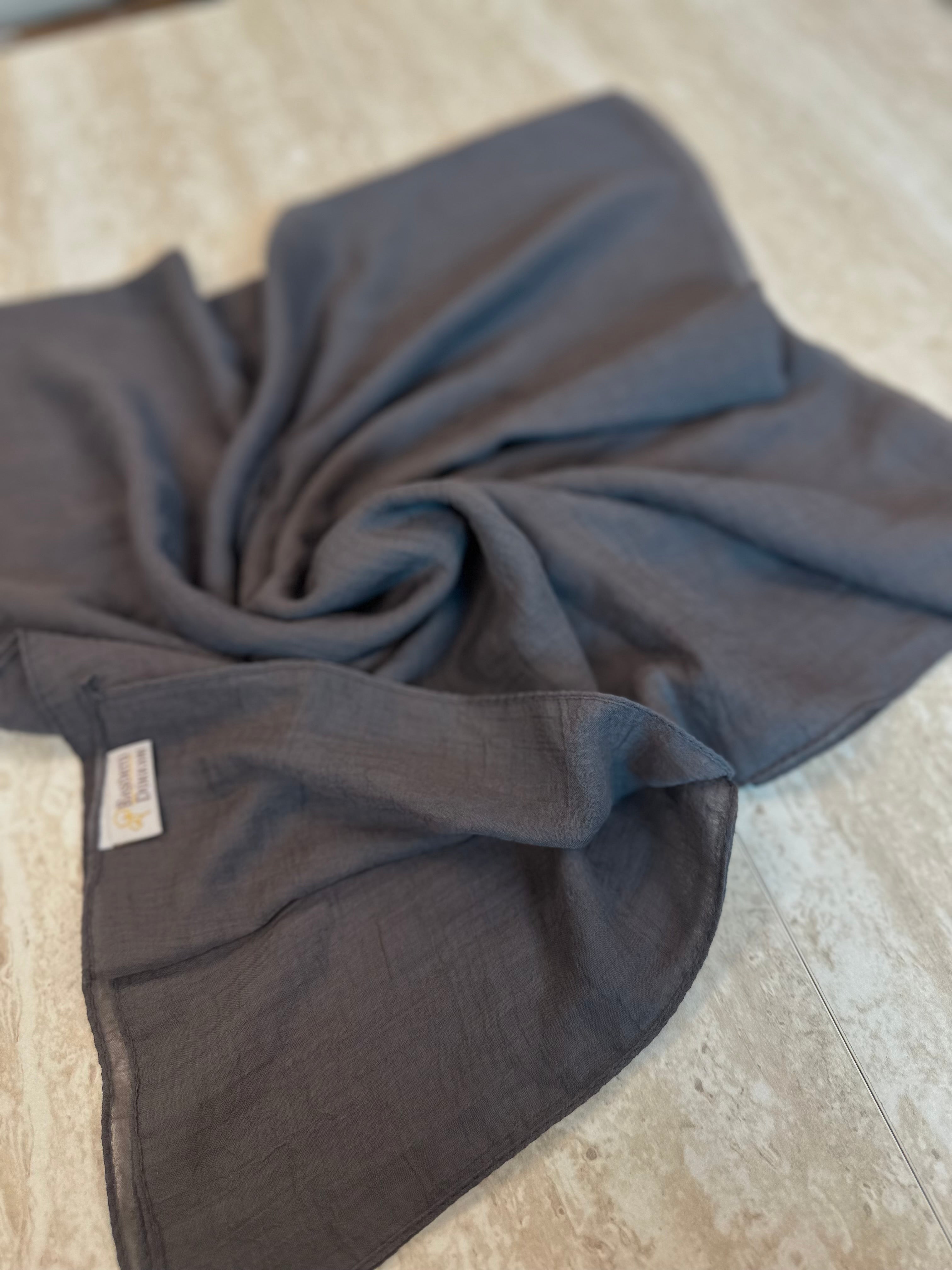 Relax Square Scarf - Light Anracite