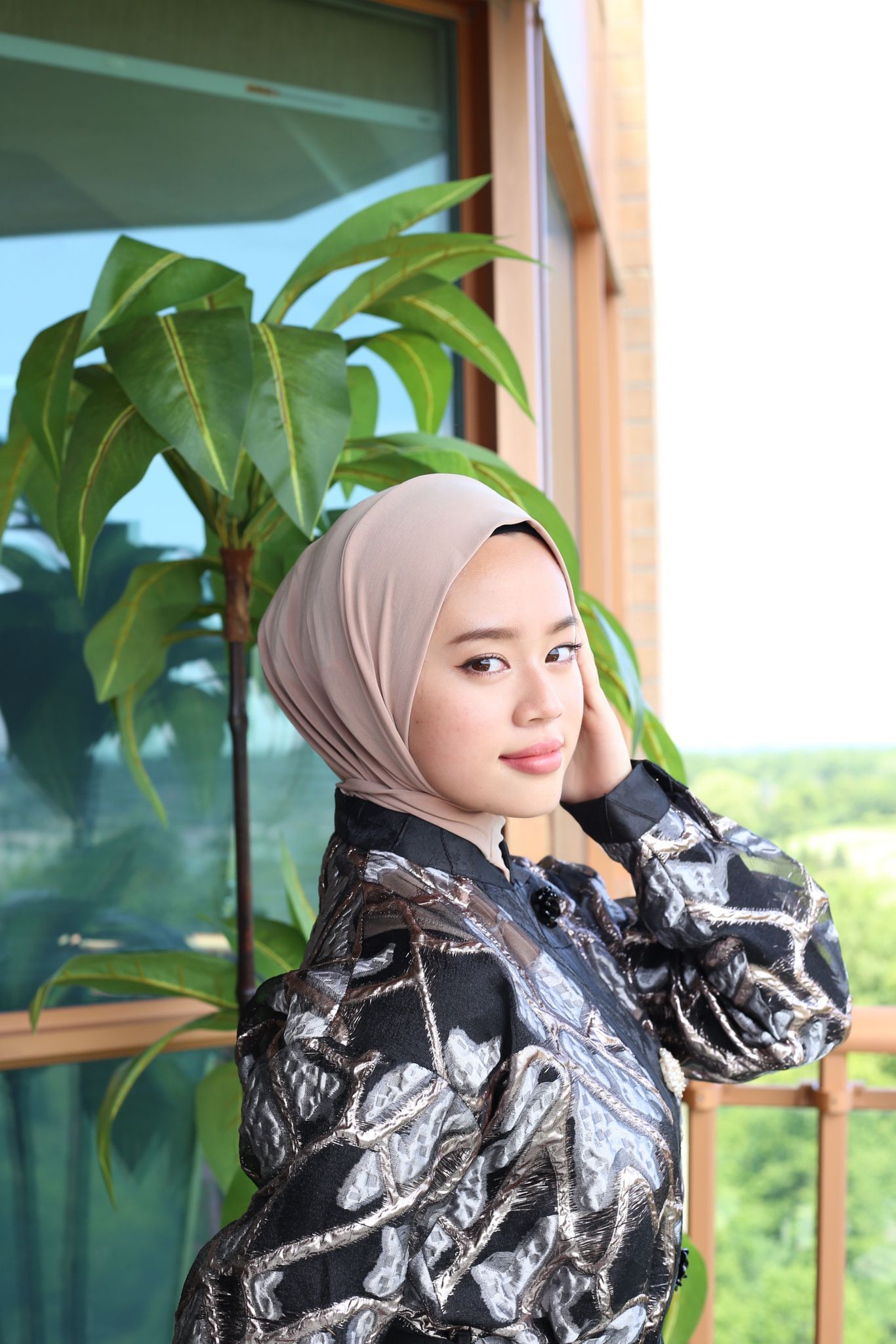 Athletic Hijab - Sand Beige