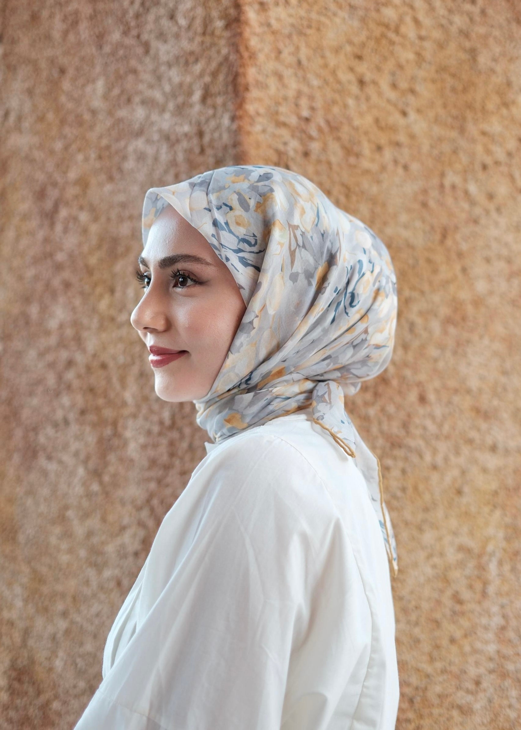Garden Design Square Scarf - Sunlight