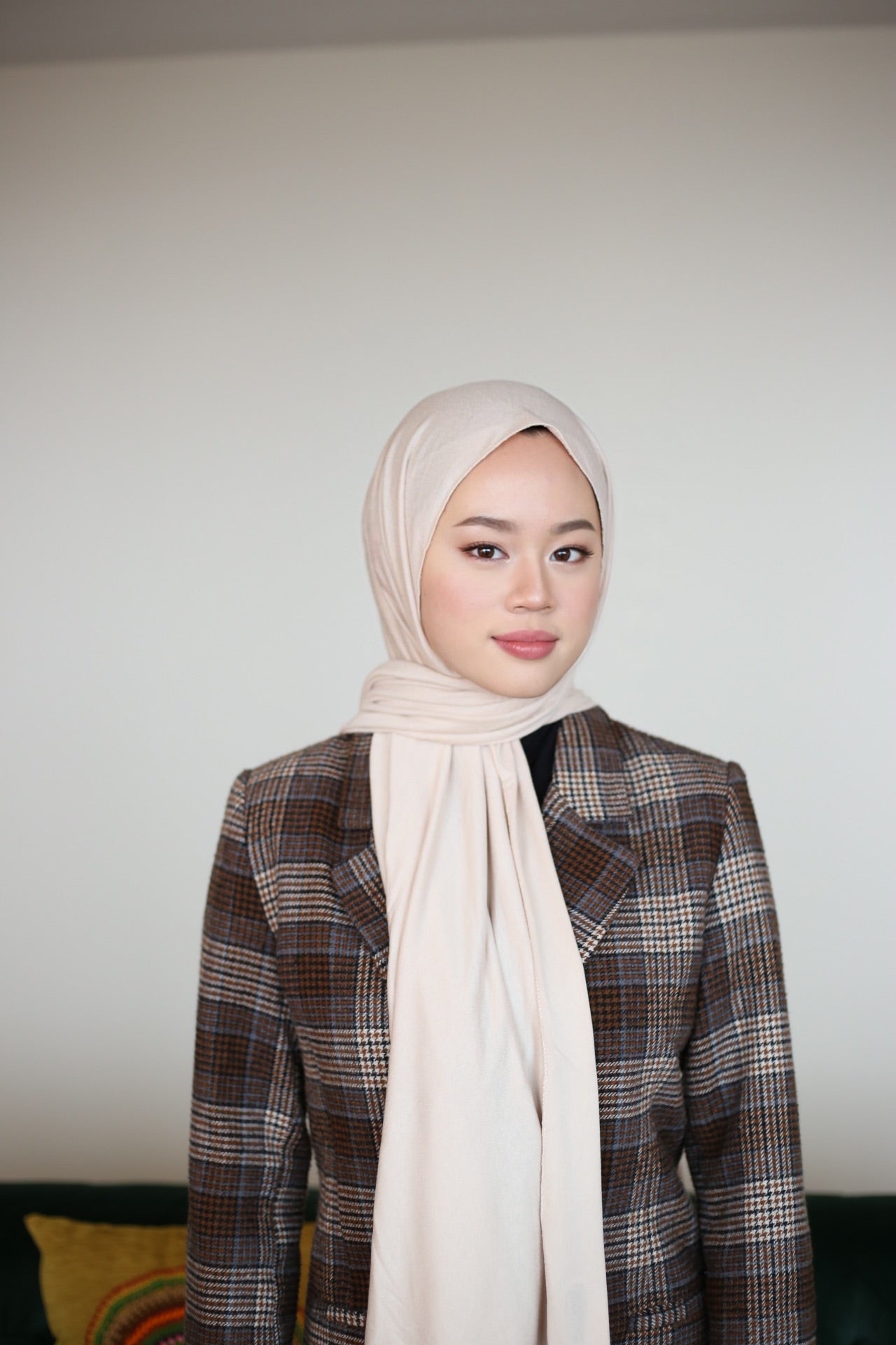 Jersey Hijab - Ecru