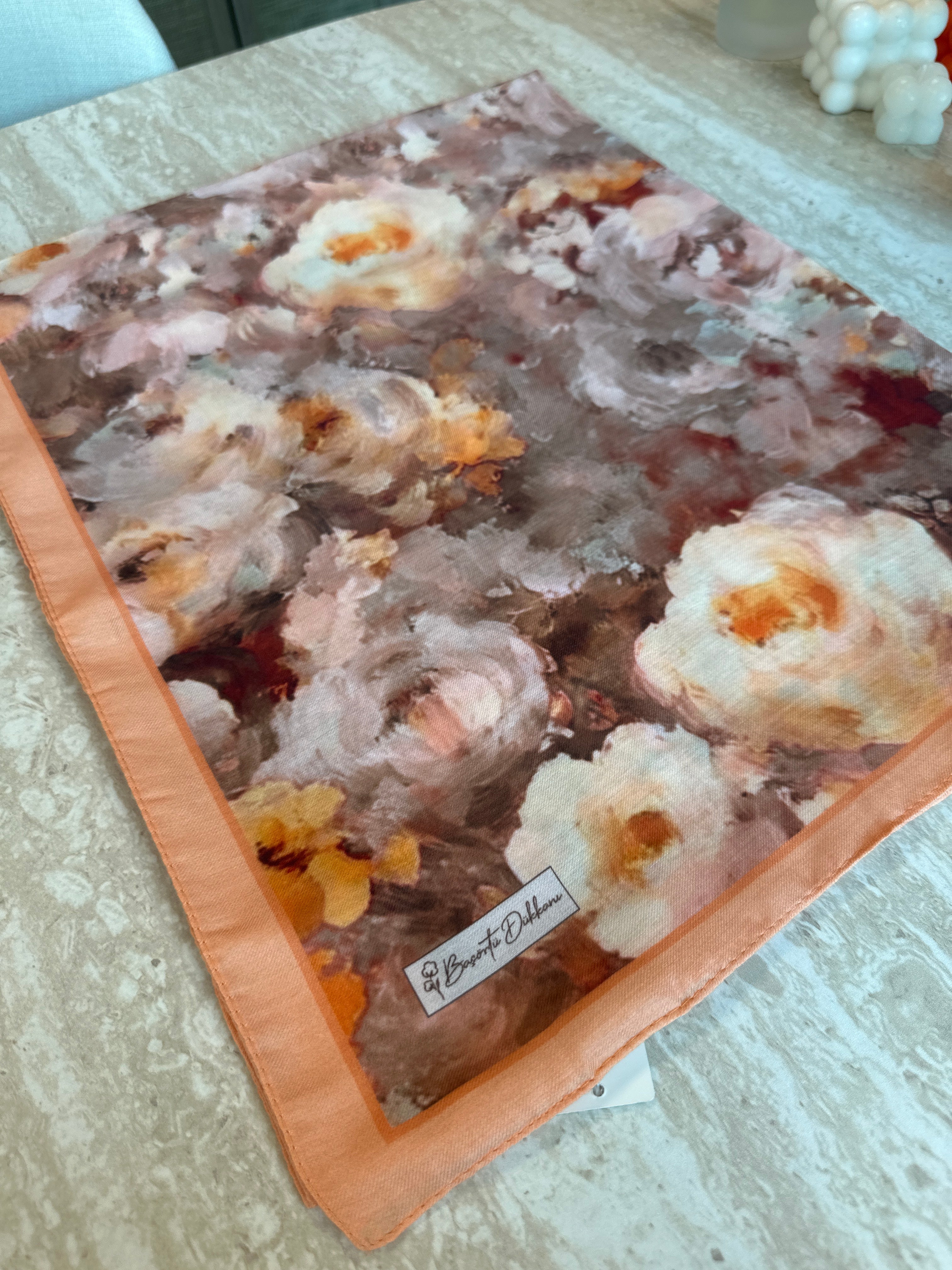Rose Blend Hijab - Melon