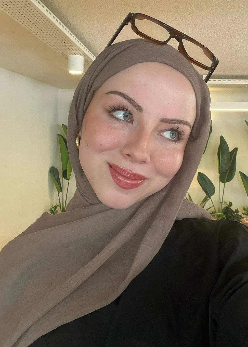 Relax Hijab - Dark Taupe