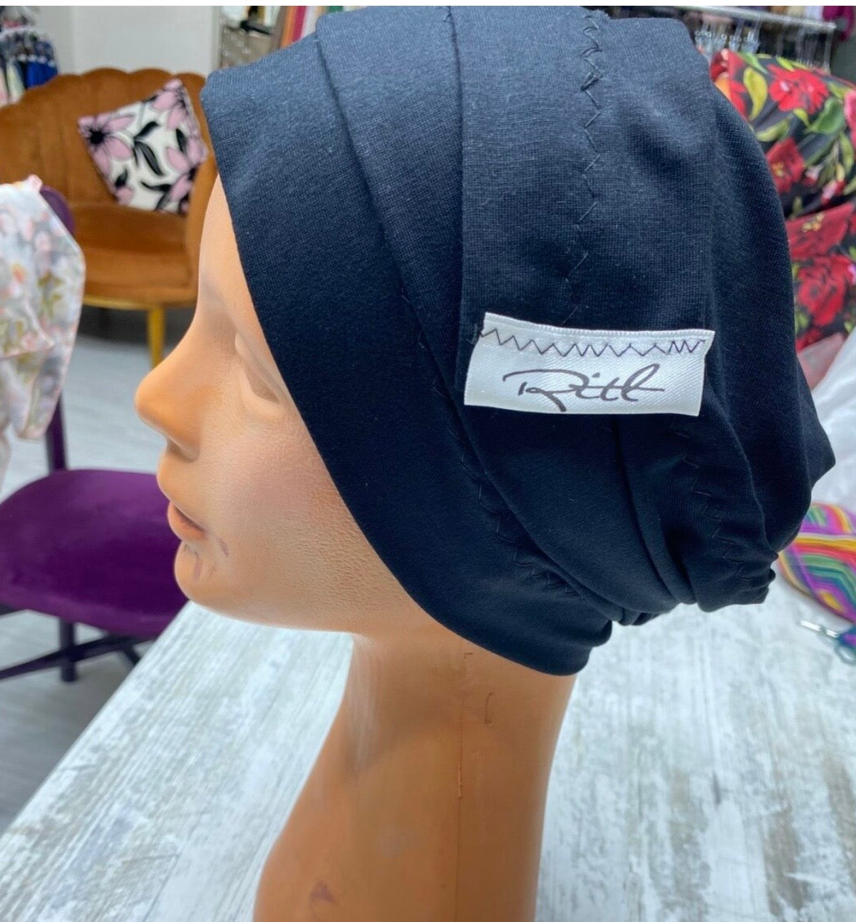 Premium Oversized Hijab Bonnet- Black