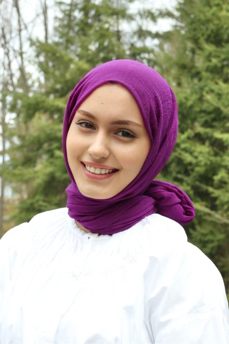 Relax Hijab - Eggplant