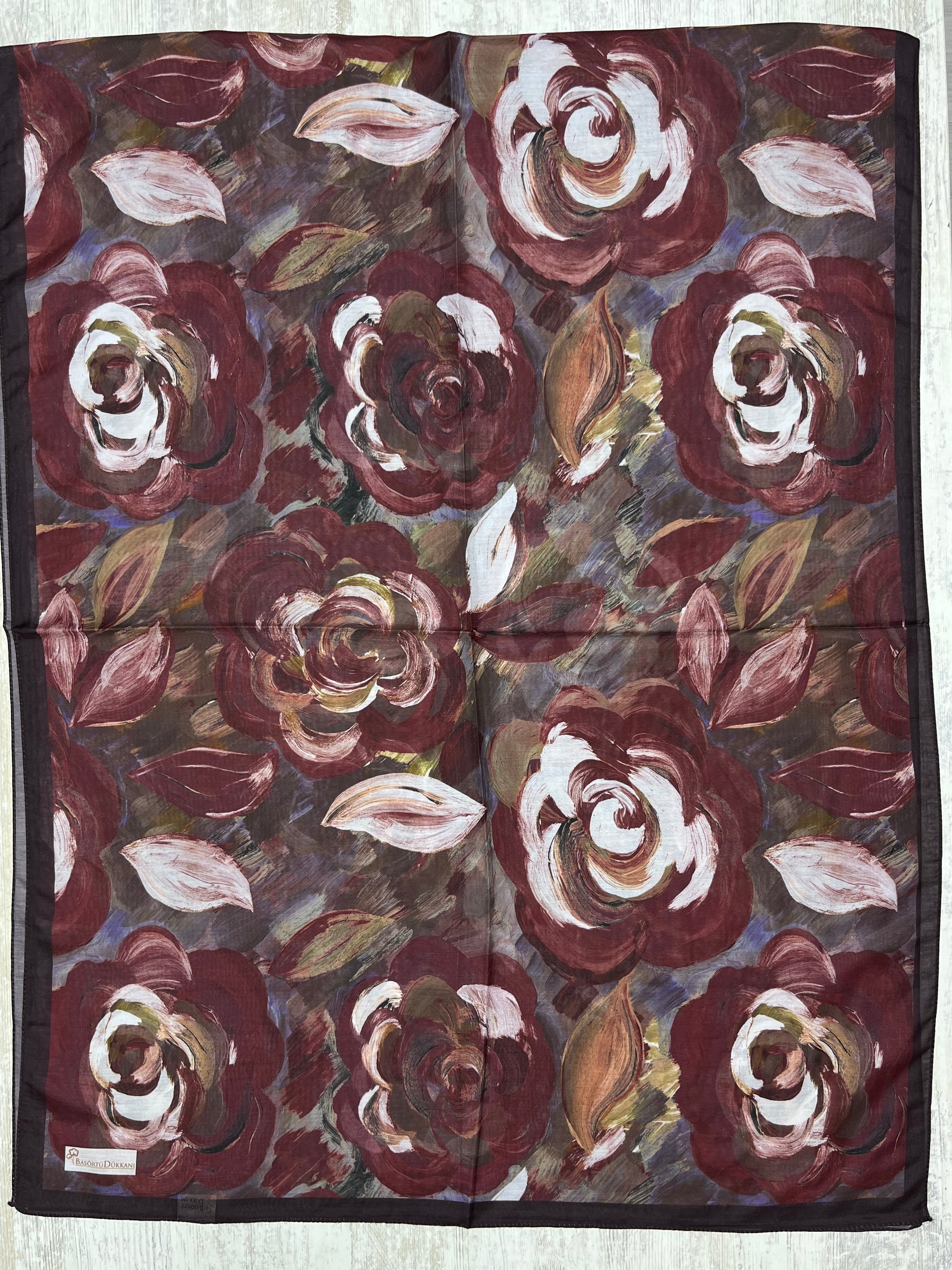 Rosara Hijab - Burgundy