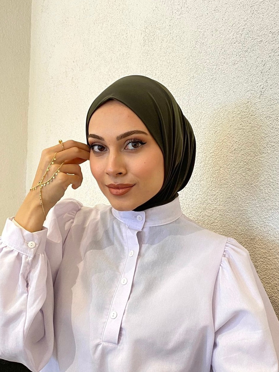 Athletic Hijab - Army Green