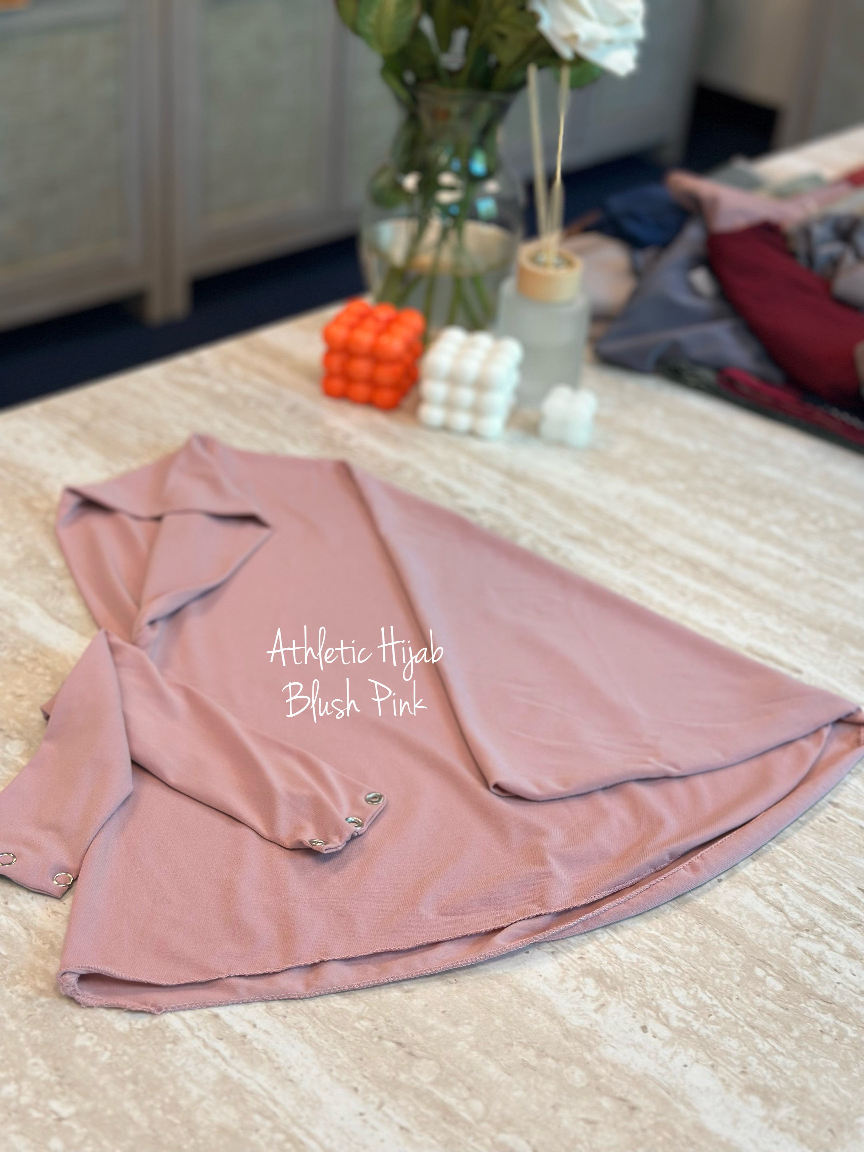 Athletic Hijab - Blush Pink