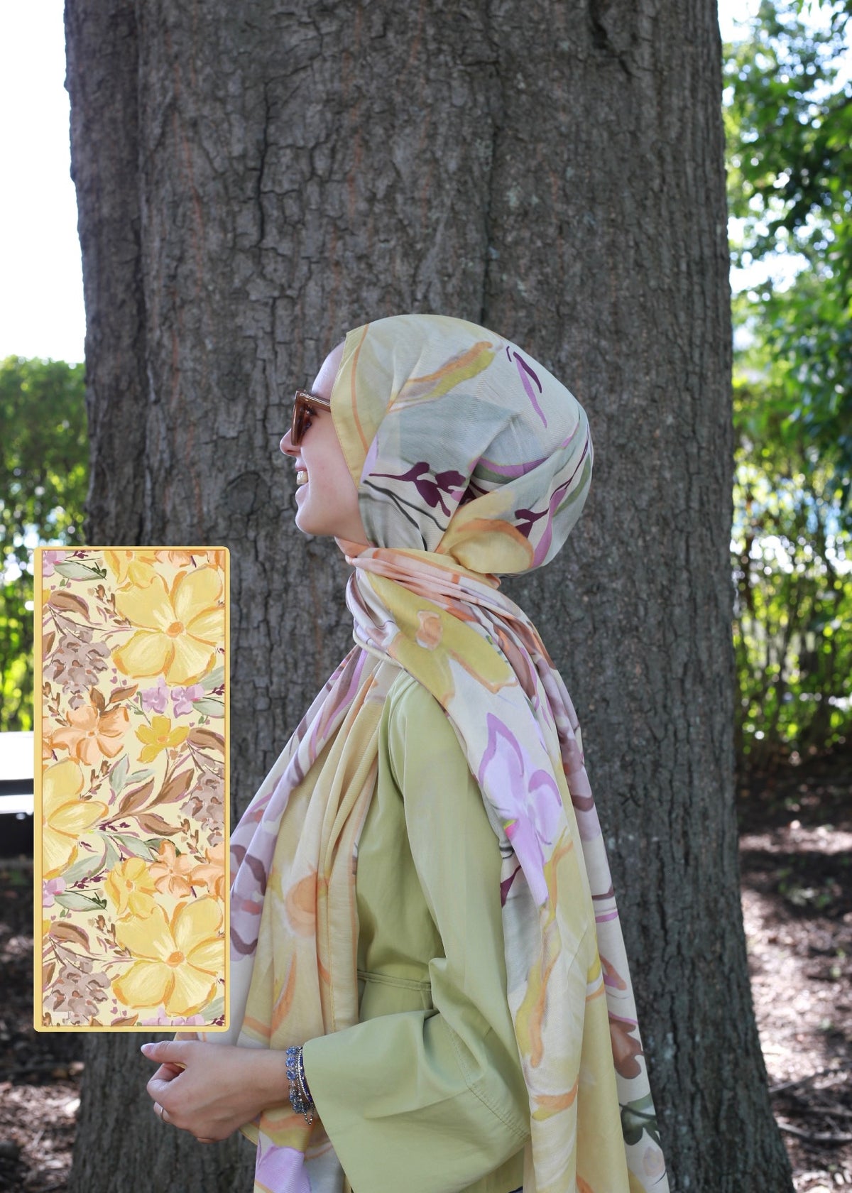 Lily Hijab - Butter Yellow
