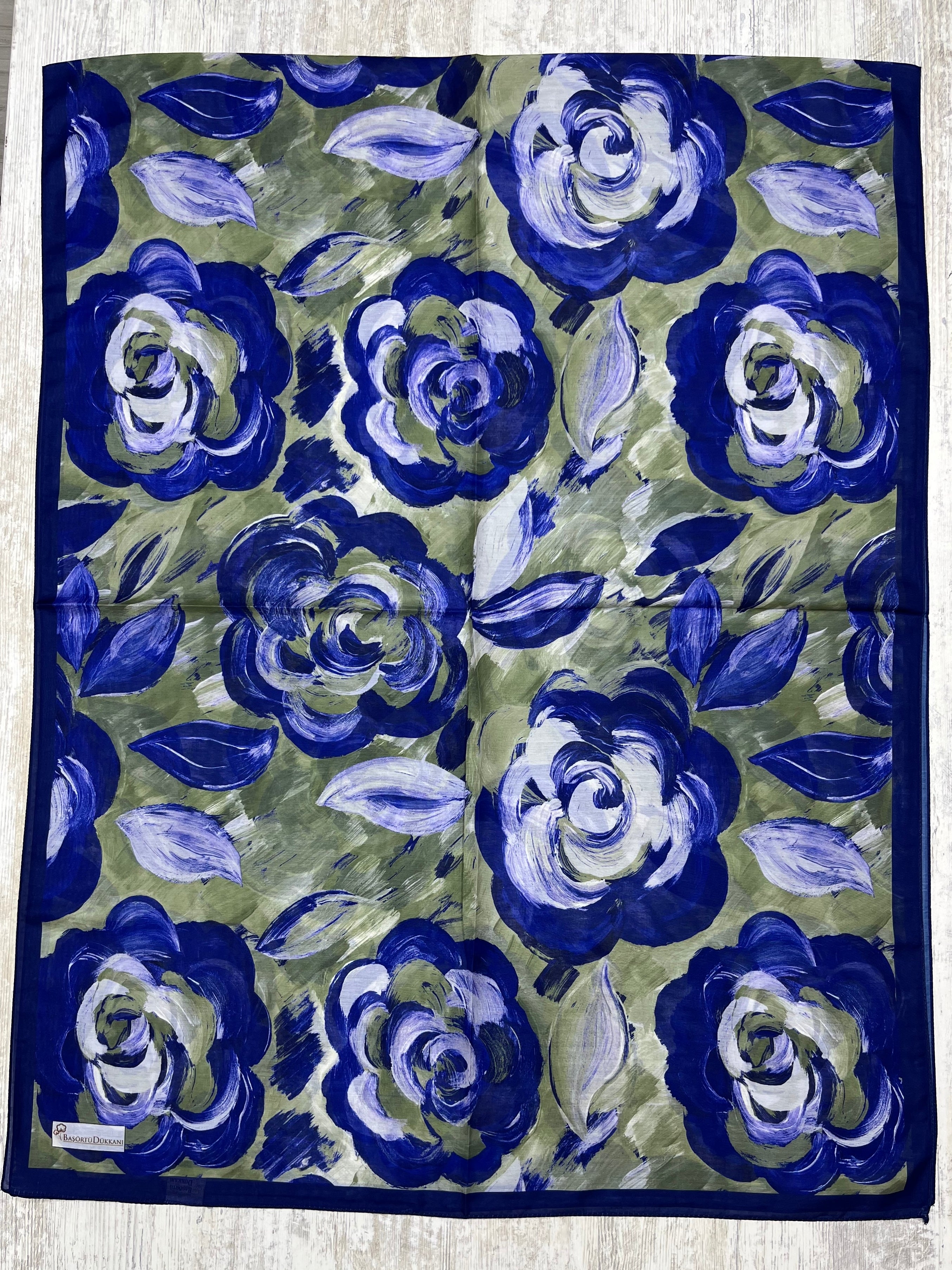 Rosara Hijab - Midnight Blue, Green