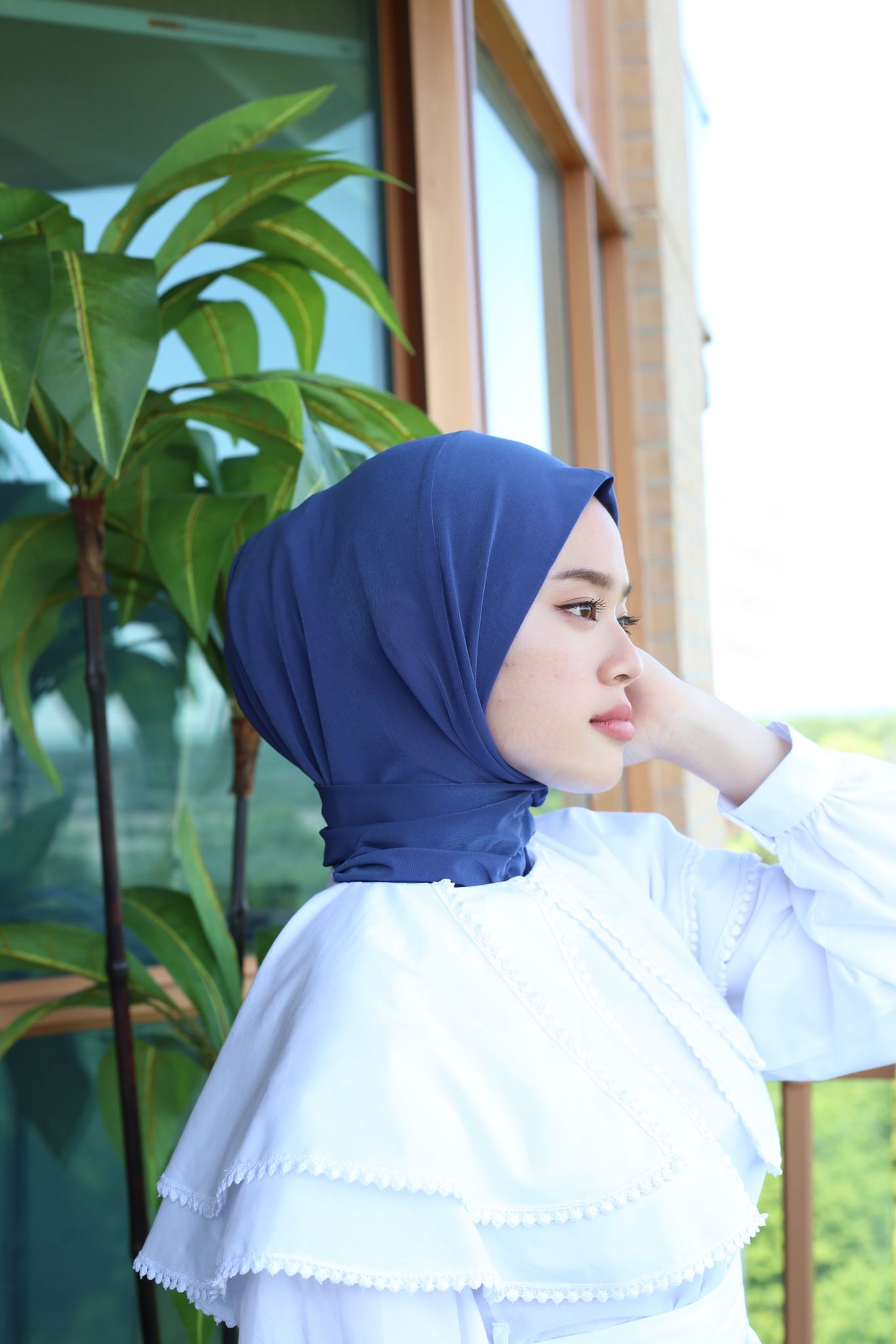Athletic Hijab - Indigo