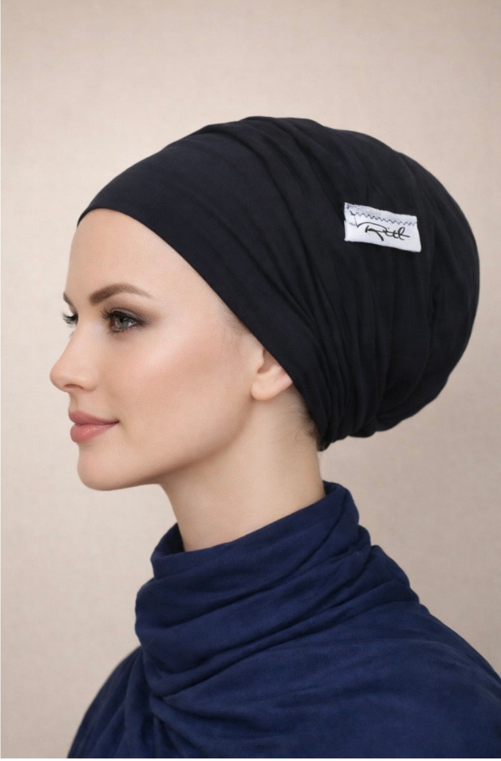 Premium Oversized Hijab Bonnet- Black