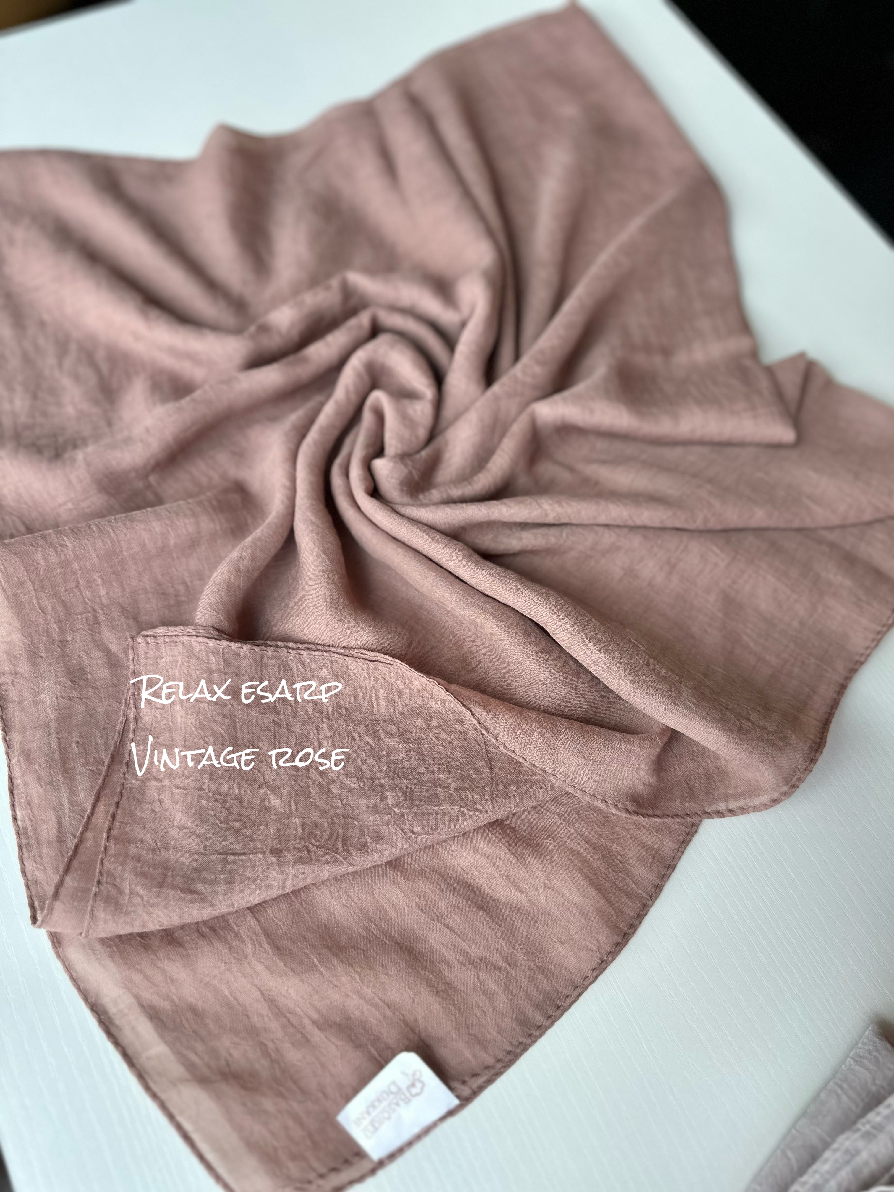 Relax Square Scarf - Vintage Rose
