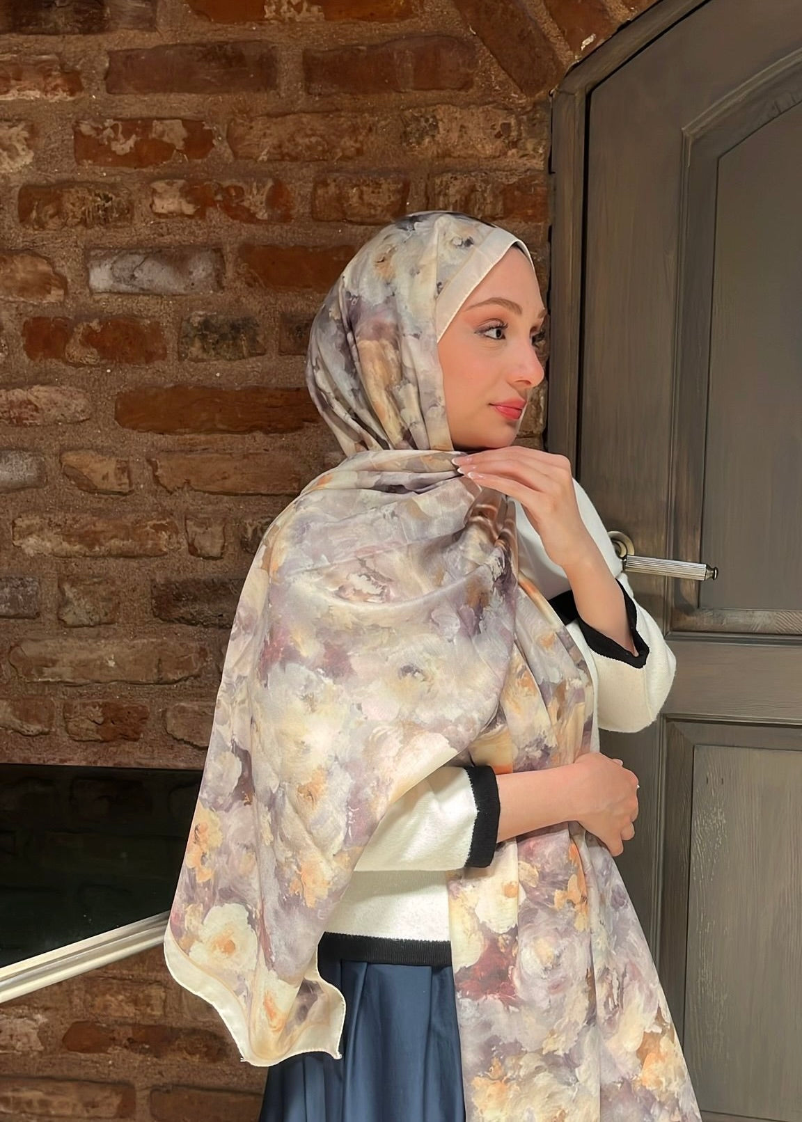 Rose Blend Hijab - Butter Yellow