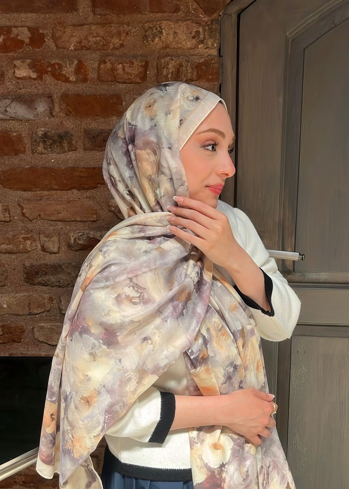 Rose Blend Hijab - Butter Yellow