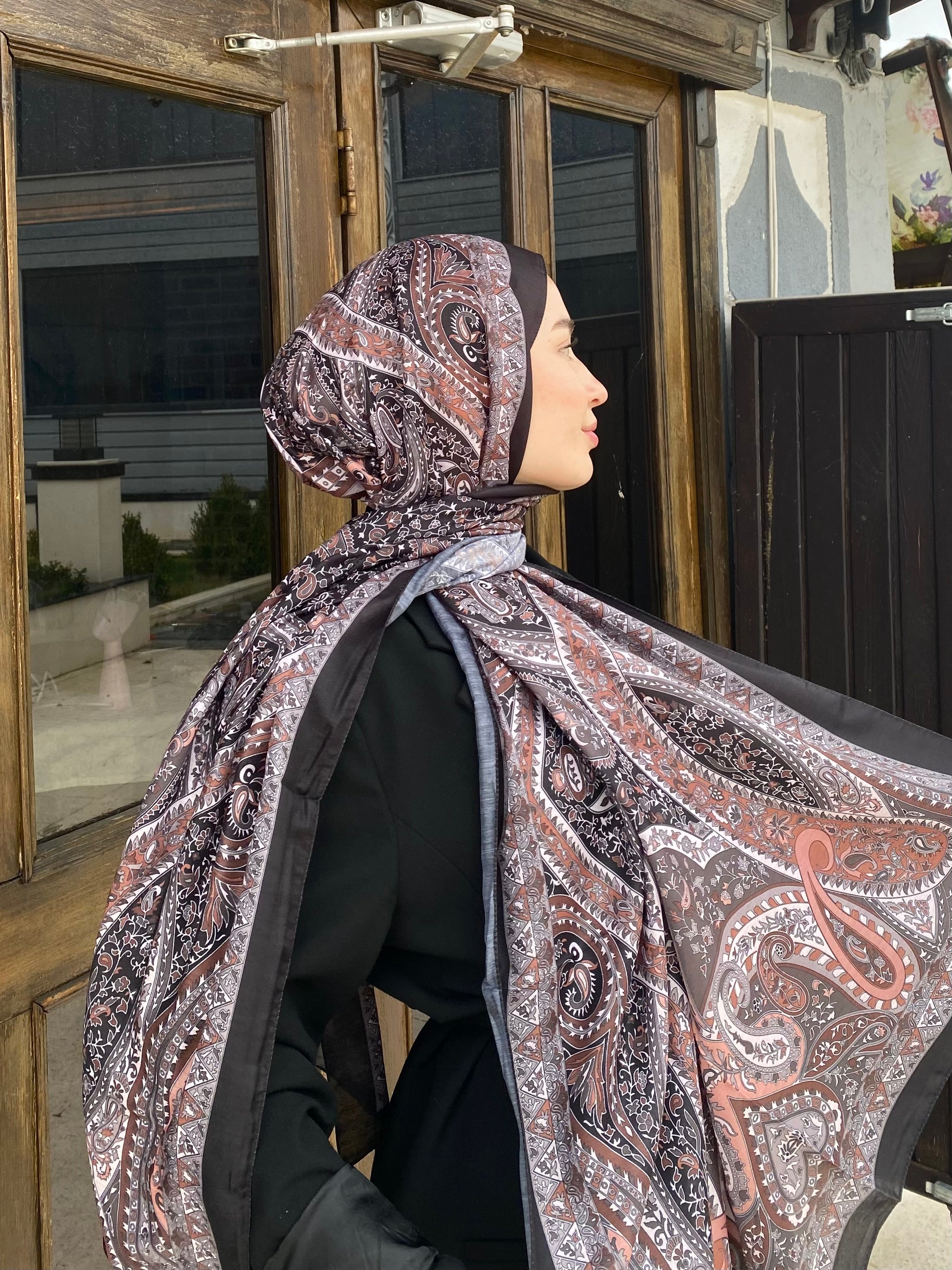 Firuze 2 Hijab - Black Coffee