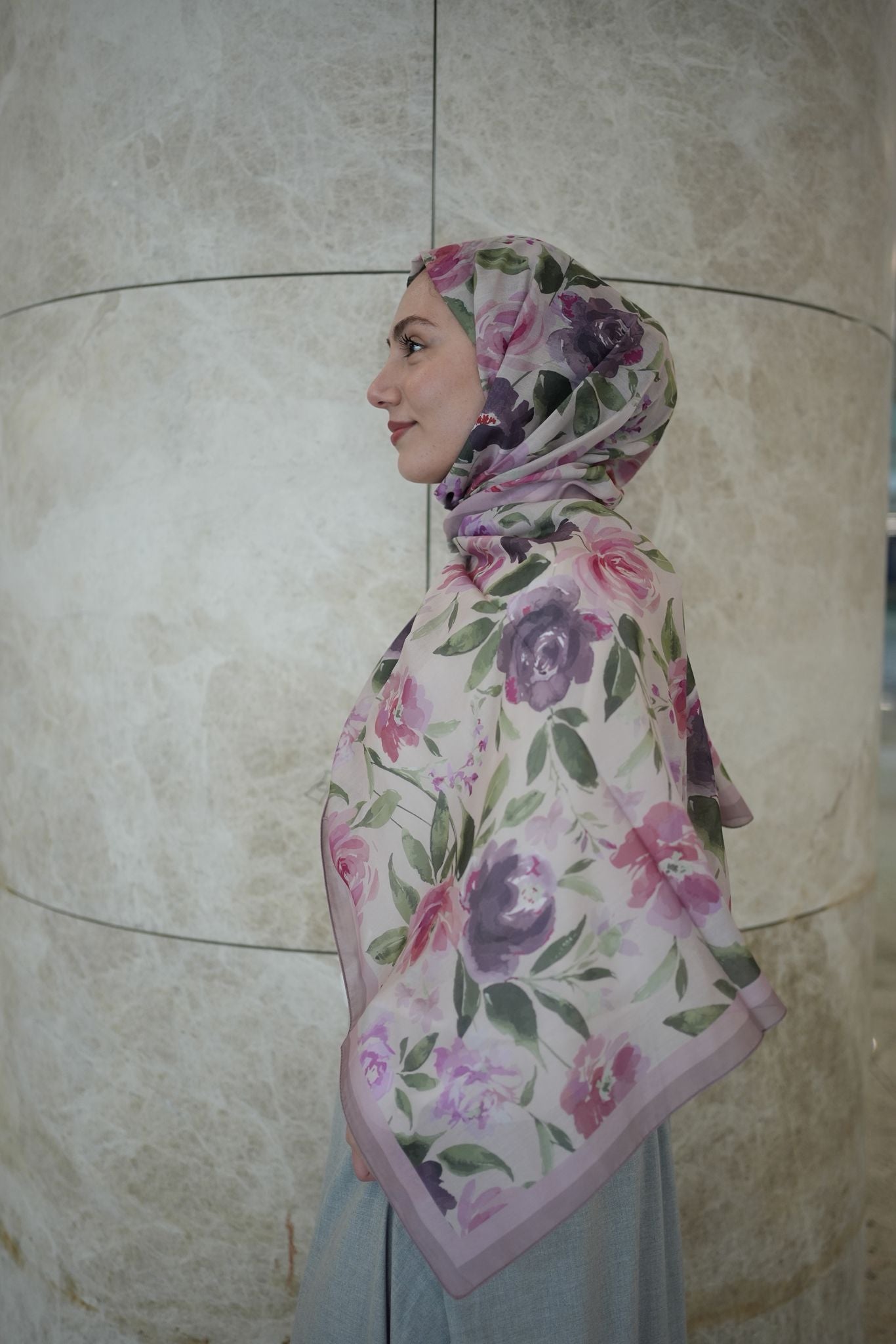 Florya Hijab - Powder