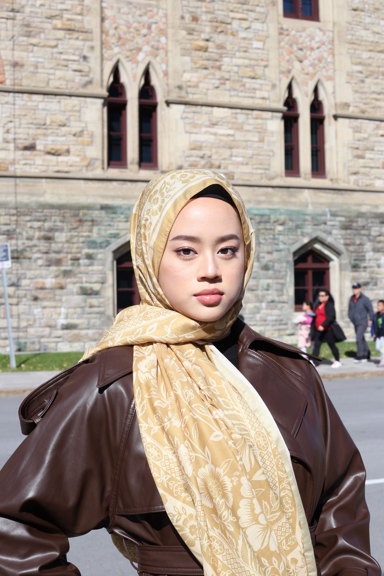 Retro Hijab - Turmeric