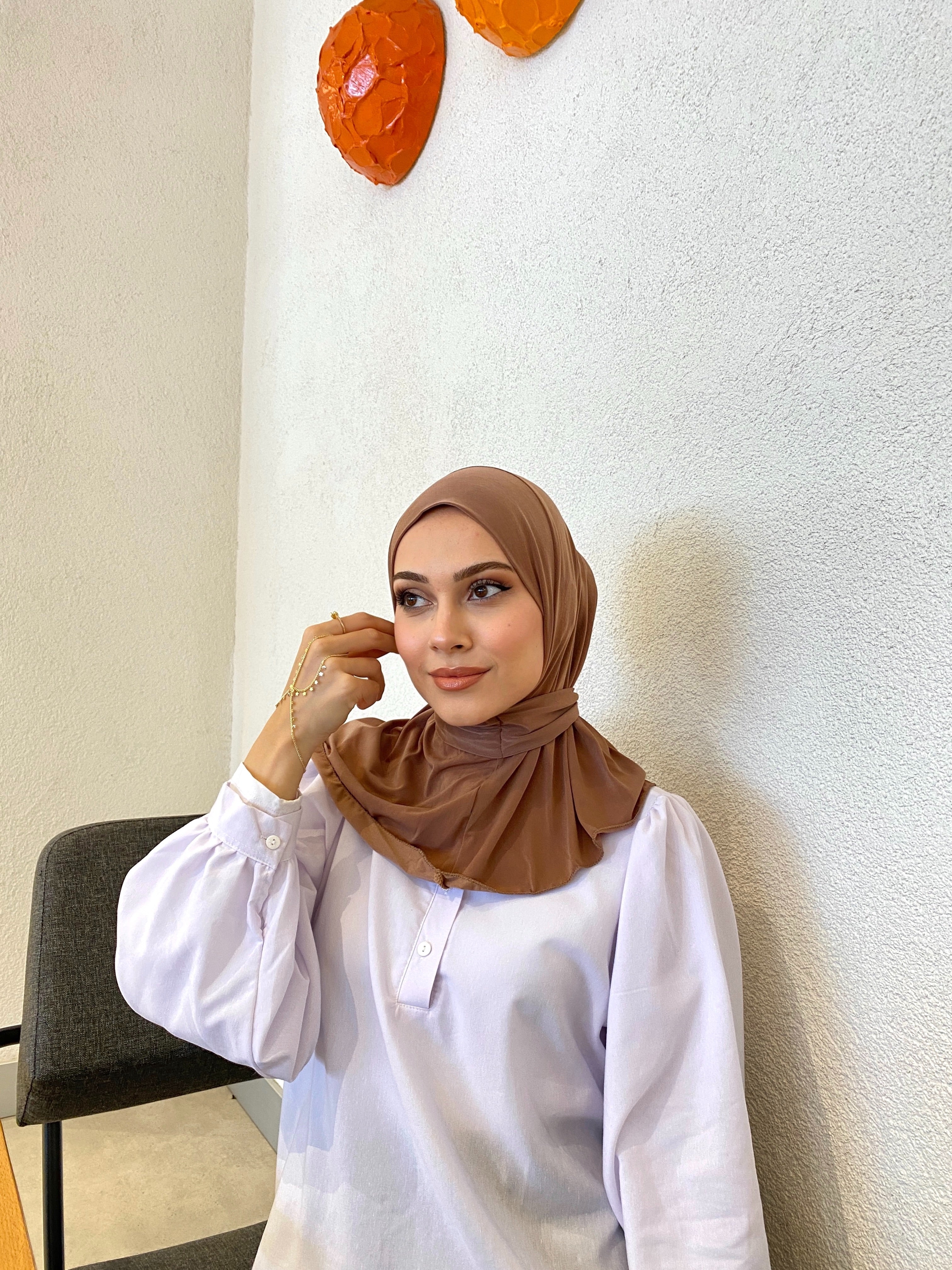 Athletic Hijab - Summer Chocolate