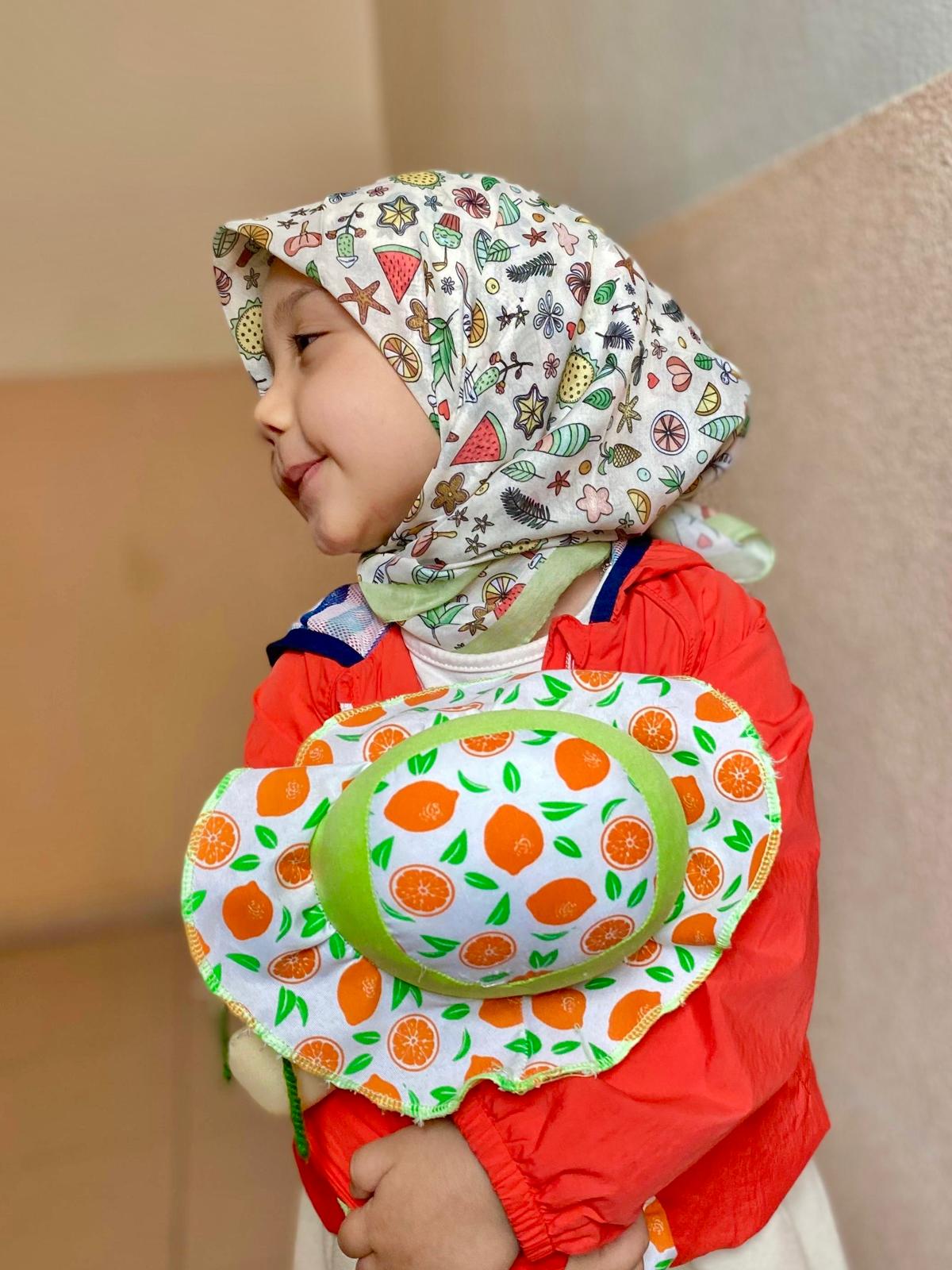 Kids Square Scarf - Tropical