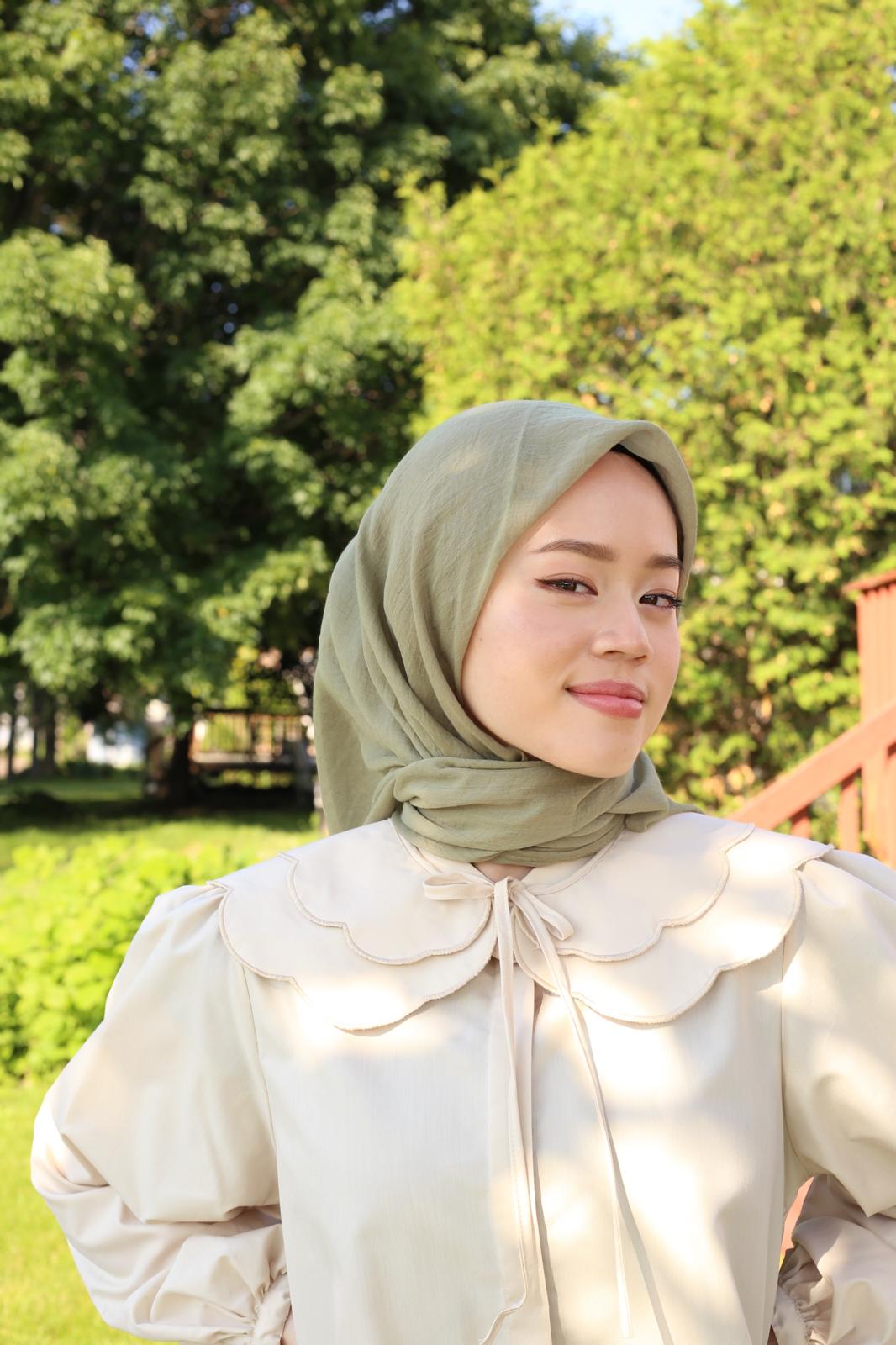Relax Square Scarf - Sage