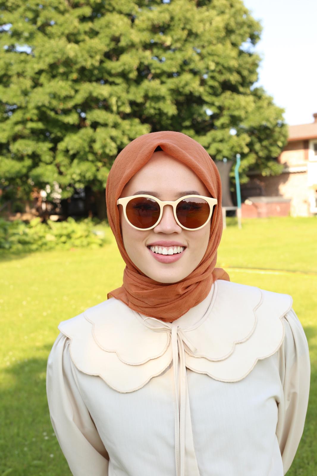 Relax Square Scarf - Copper