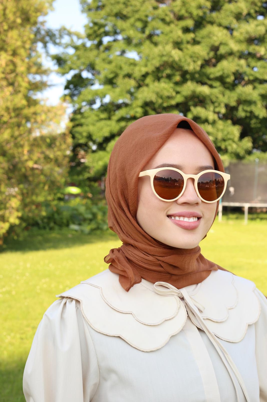 Relax Square Scarf - Summer Chocolate