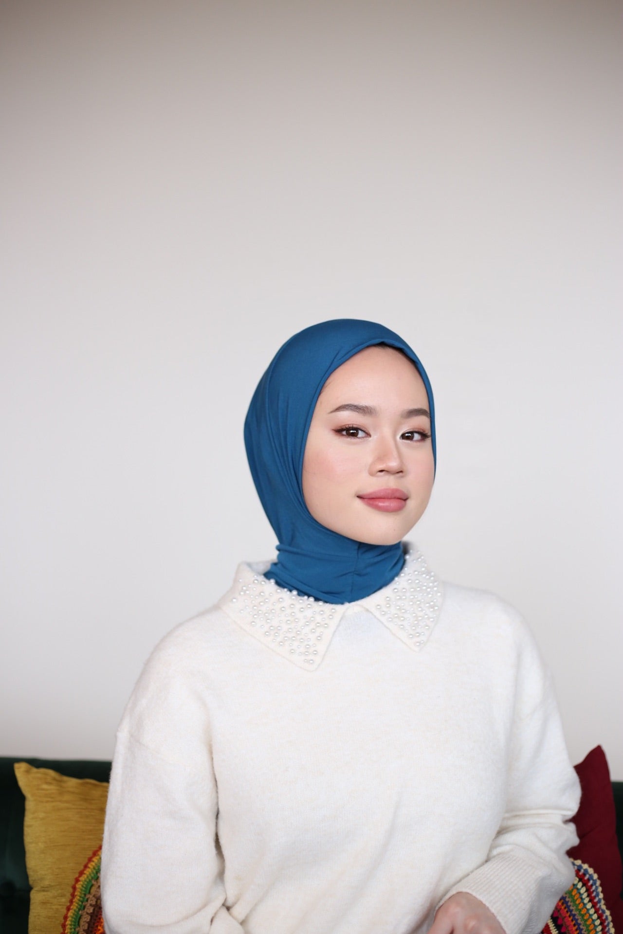 Athletic Hijab - Petrol Blue