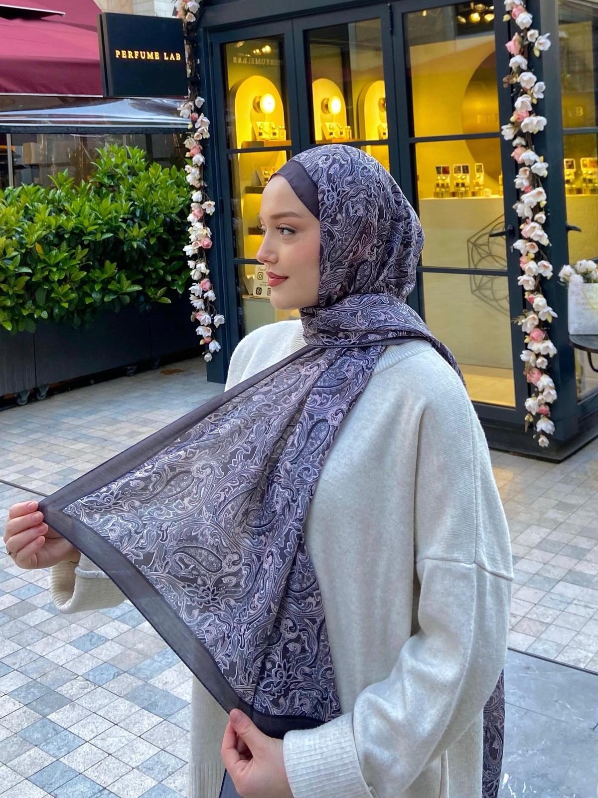 Firuze 3 Hijab - Smoke