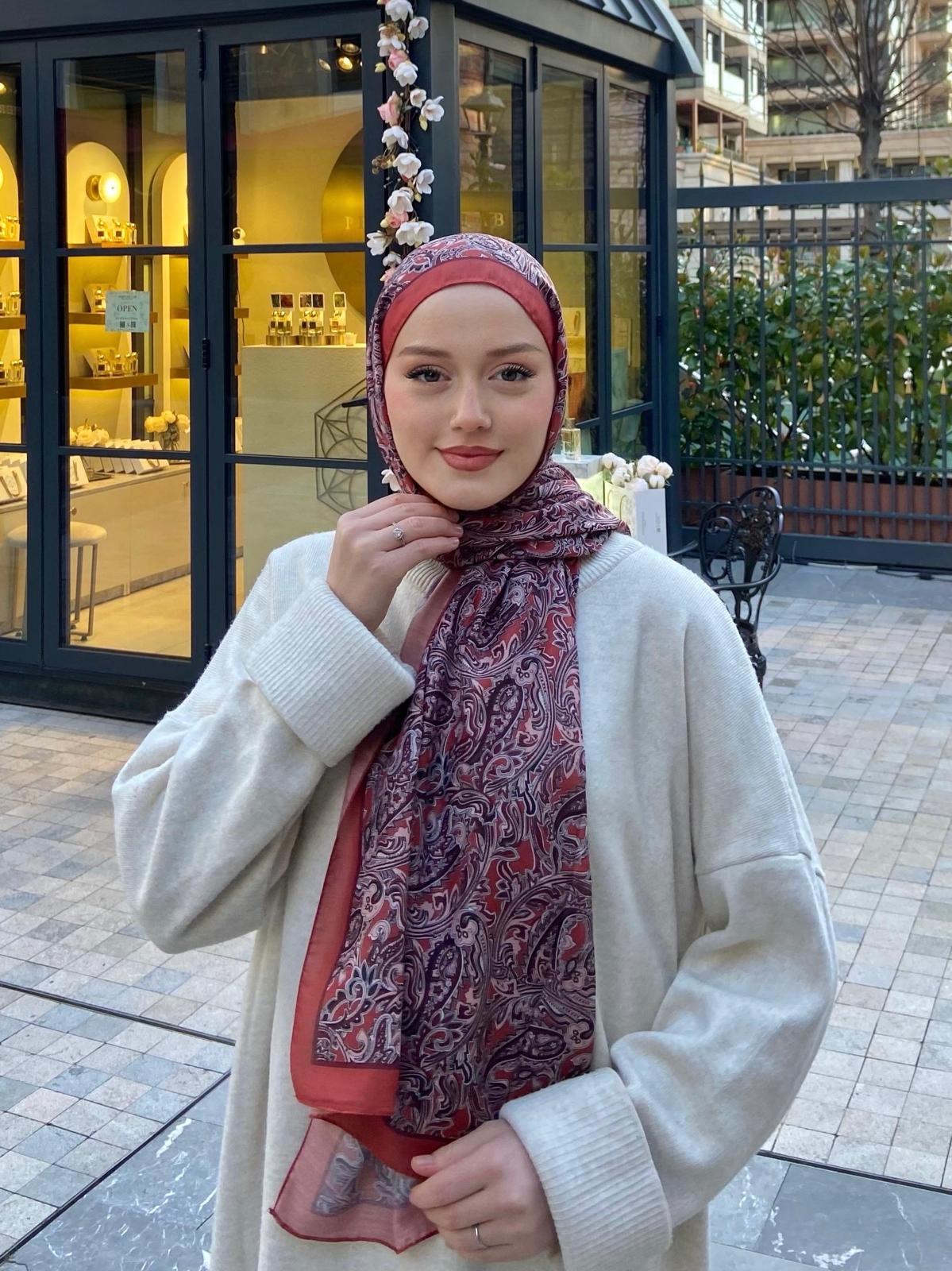 Firuze 3 Hijab - Terracotta