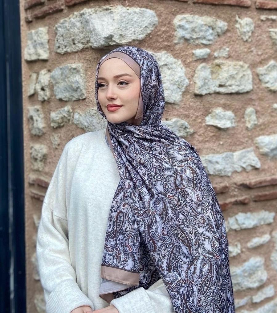 Firuze 3 Hijab - Milky Brown