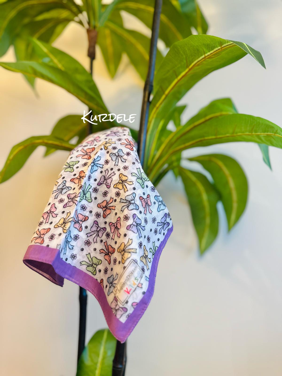 Kids Square Scarf - Ribbon